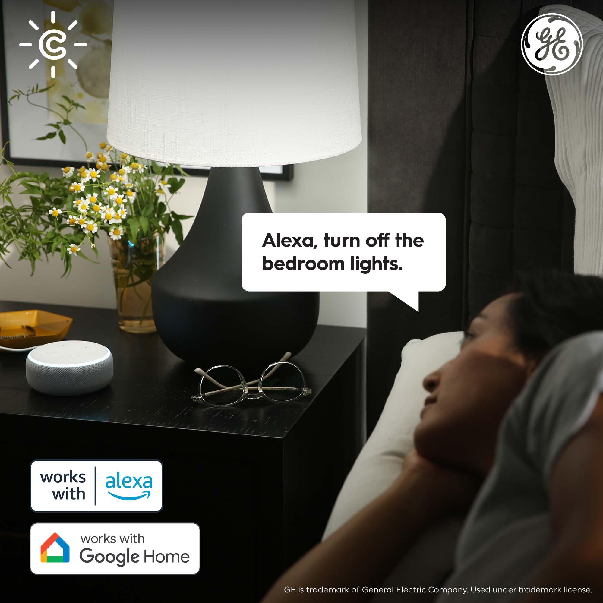 C by GE On/Off 3-Wire Smart Switch - Works with Alexa + Google Home Without Hub, Button Style Smart Switch, Single-Pole/3-Way Replacement, White