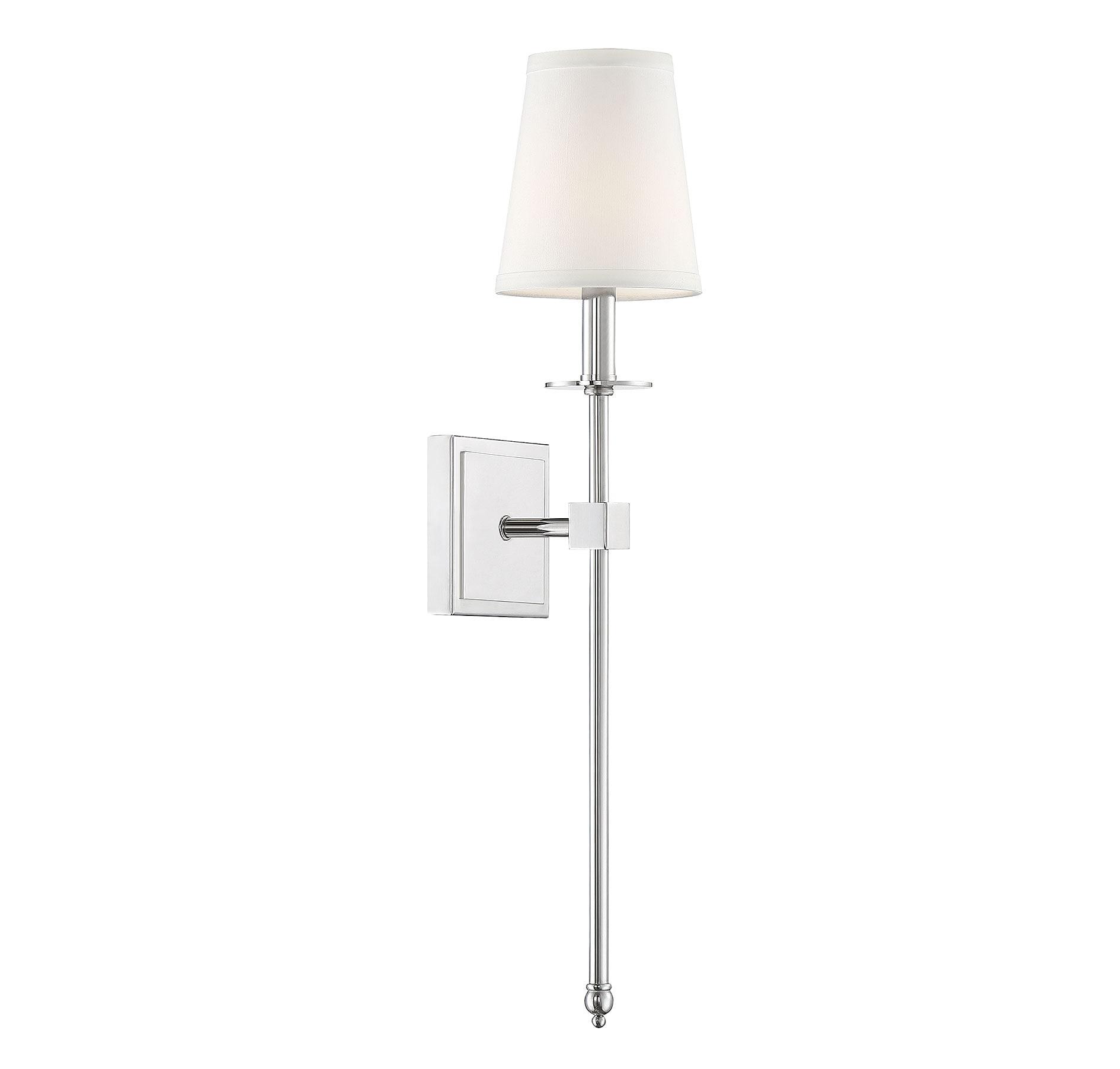 Savoy House Monroe 1 - Light Wall Light in  Polished Nickel