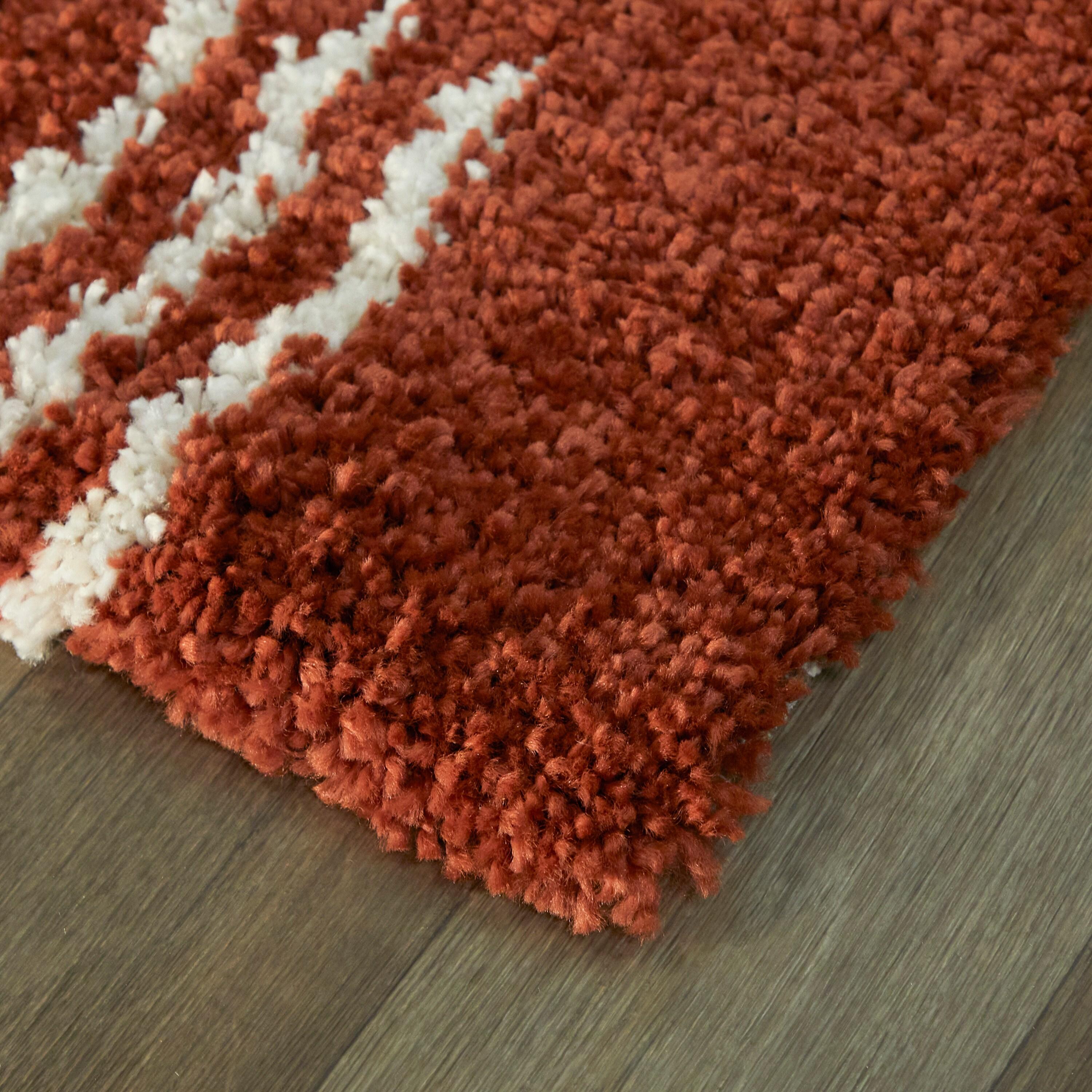 Morin Geometric Shag Area Rug