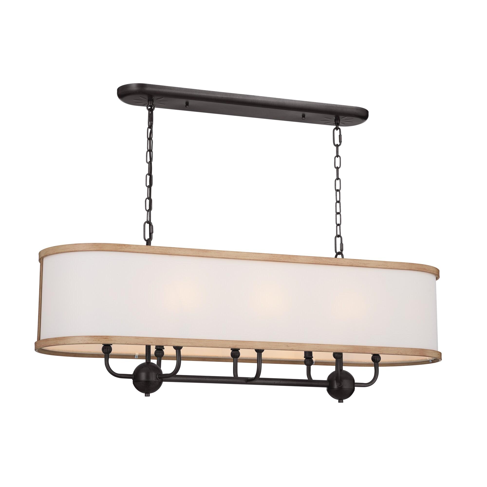 Kichler Lighting Heddle 8 - Light Chandelier in  Anvil Iron