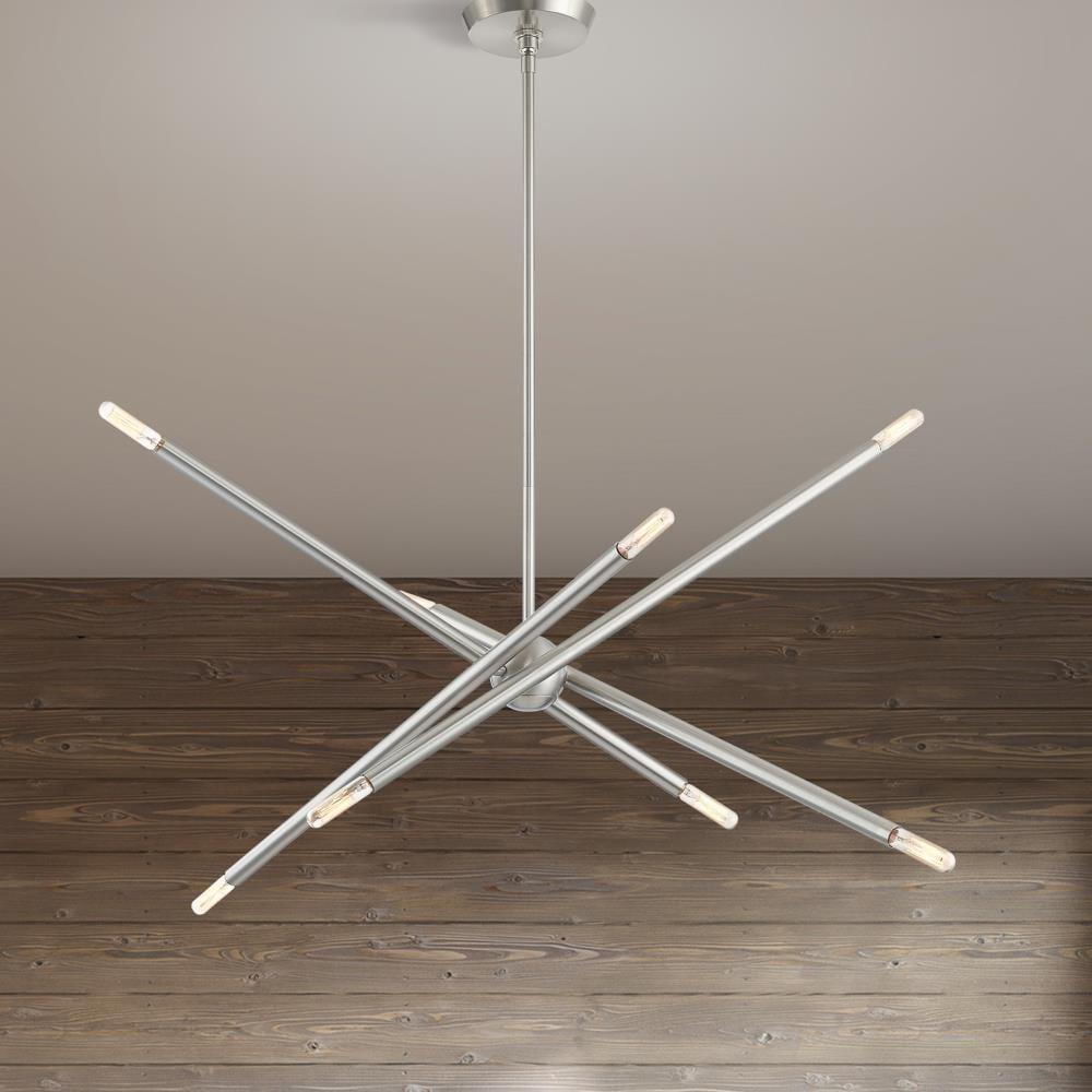 Livex Lighting Soho 8 - Light Chandelier in  Brushed Nickel