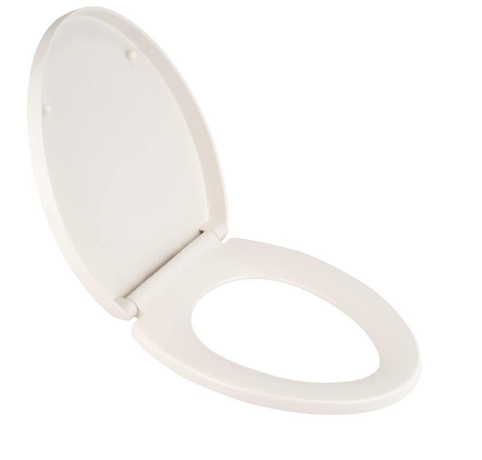 Telescoping Elongated Toilet Seat and Lid