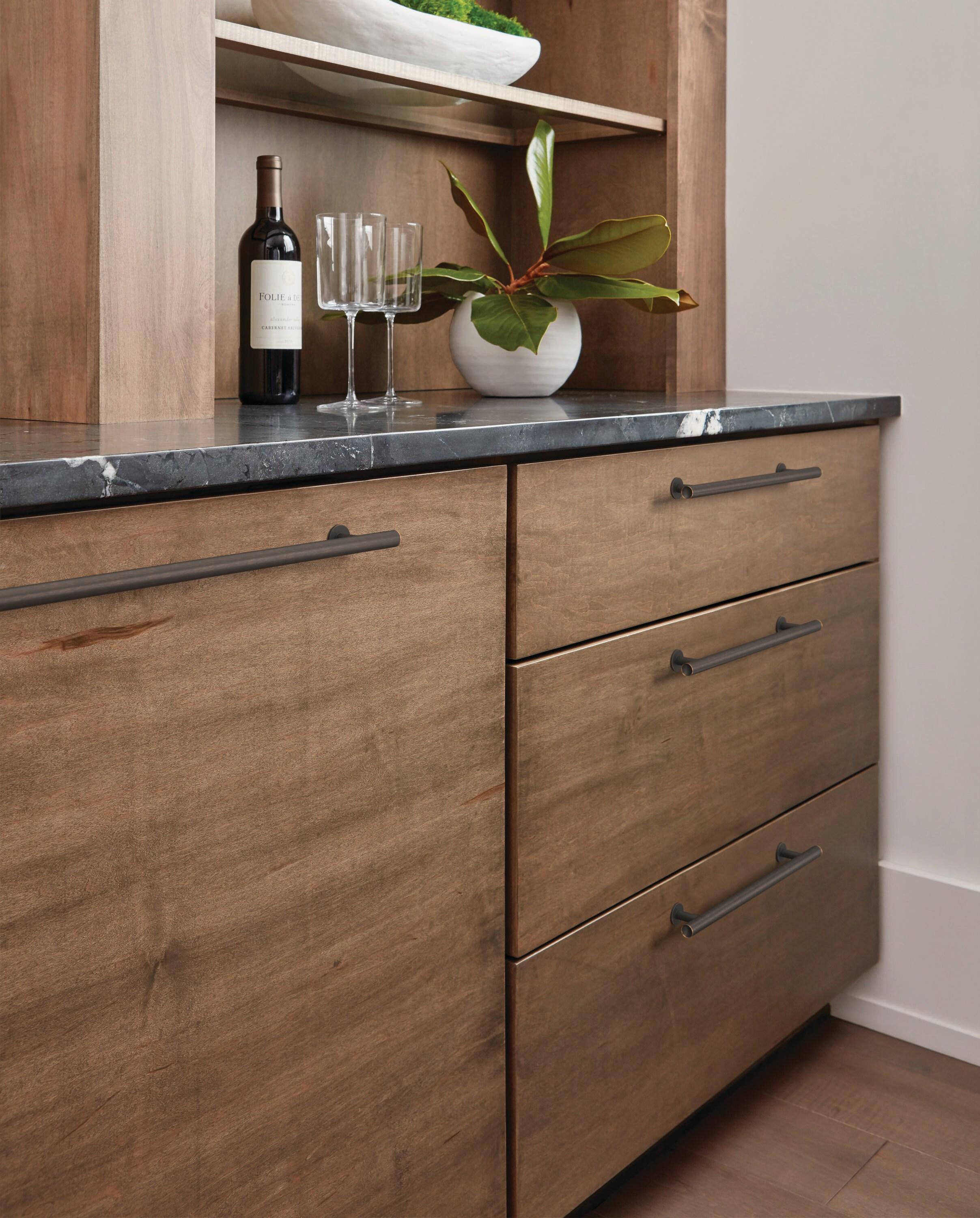 Amerock Radius 10-1/16 inch (256mm) Center-to-Center Oil-Rubbed Bronze Cabinet Pull
