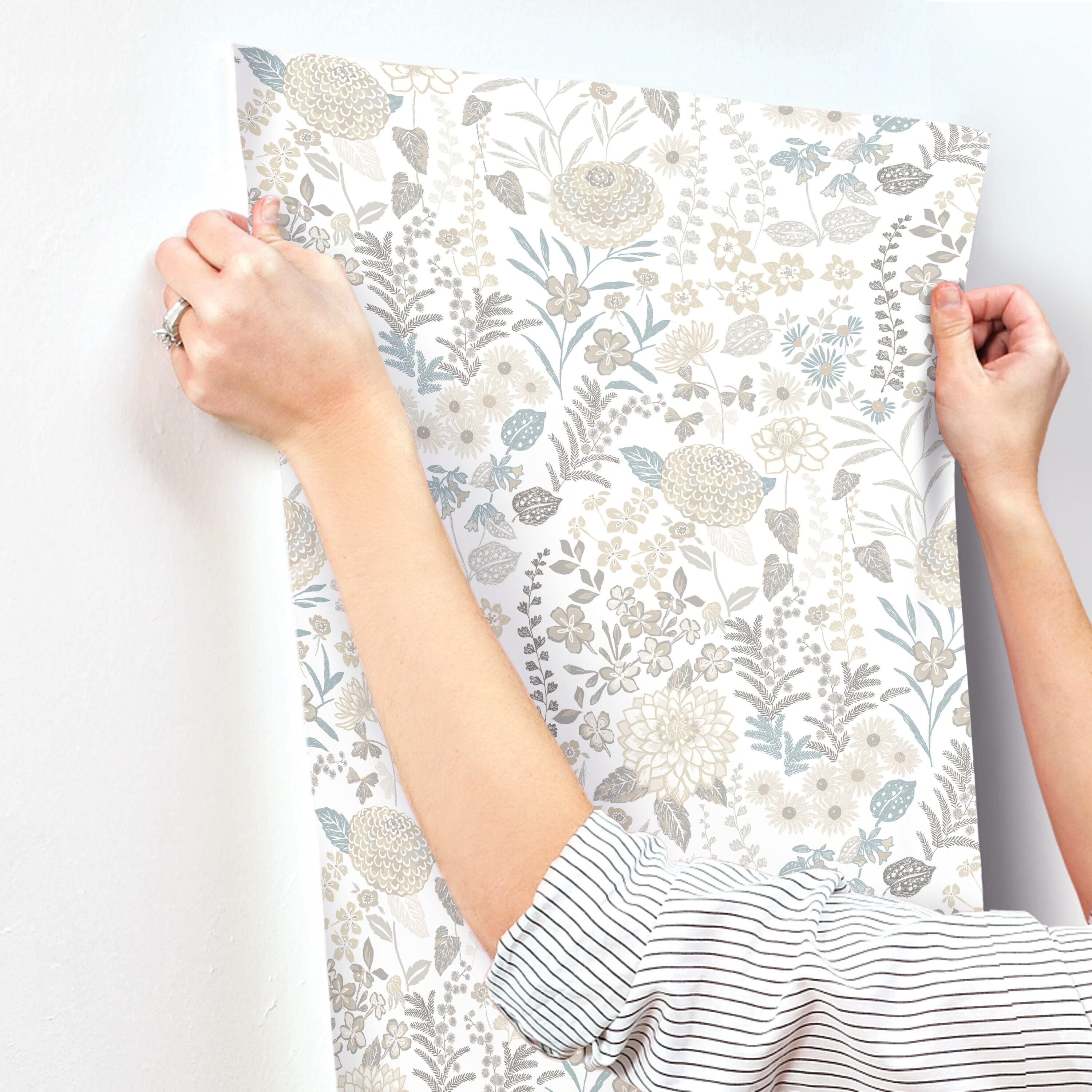Peel & Stick Floral Roll