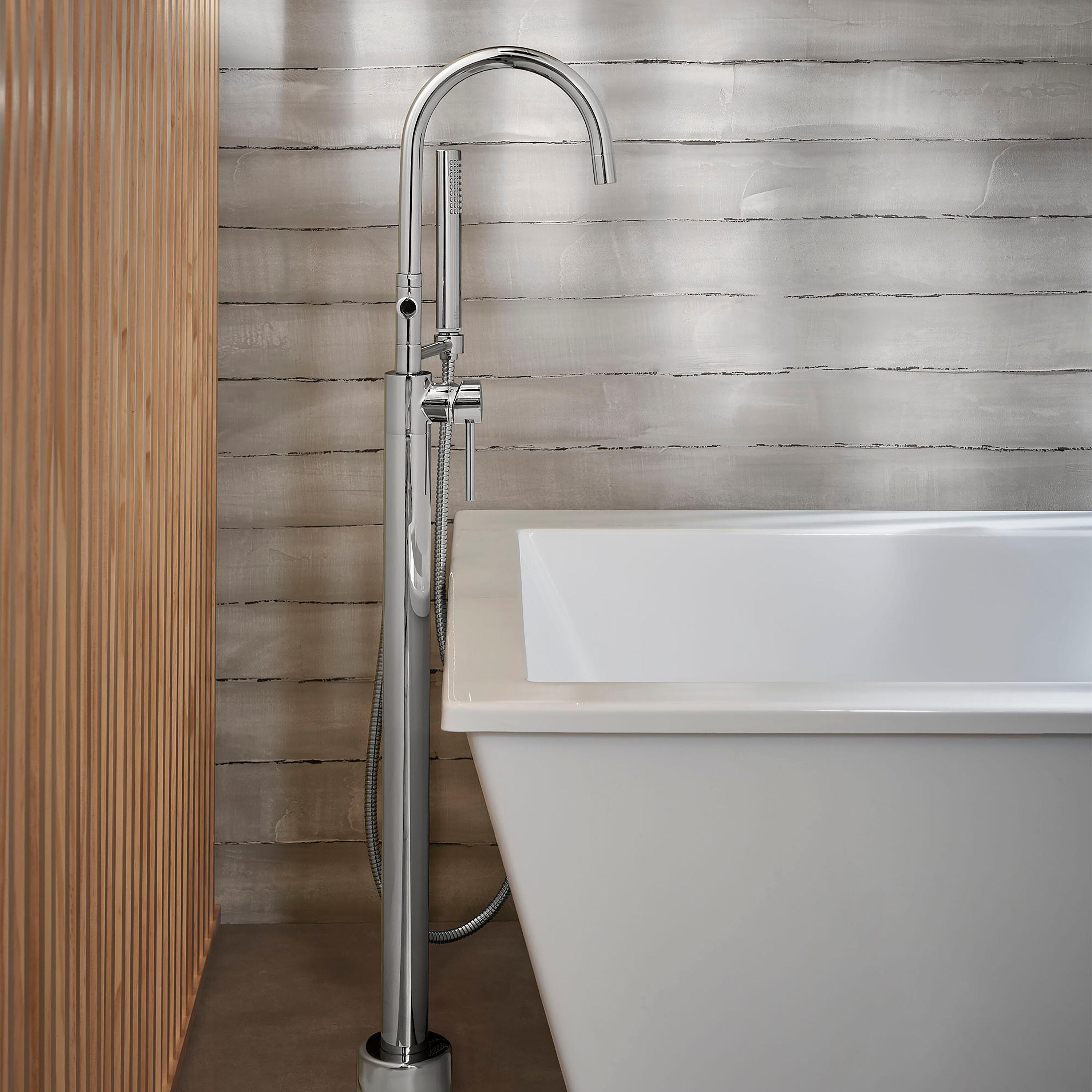 1 Handle Floor Tub Filler with Diverter