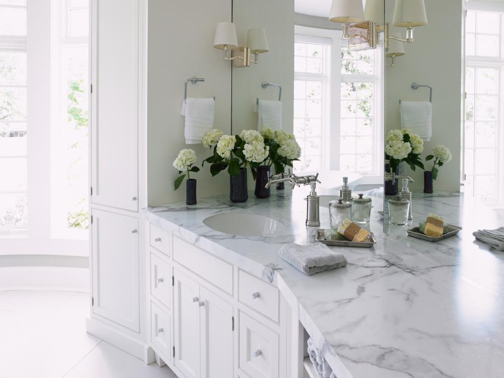 Formica Brand Laminate 180fx 60-Inches W x 144-Inches L Calacatta Marble SatinTouch Natural stone-look Kitchen Laminate Sheet