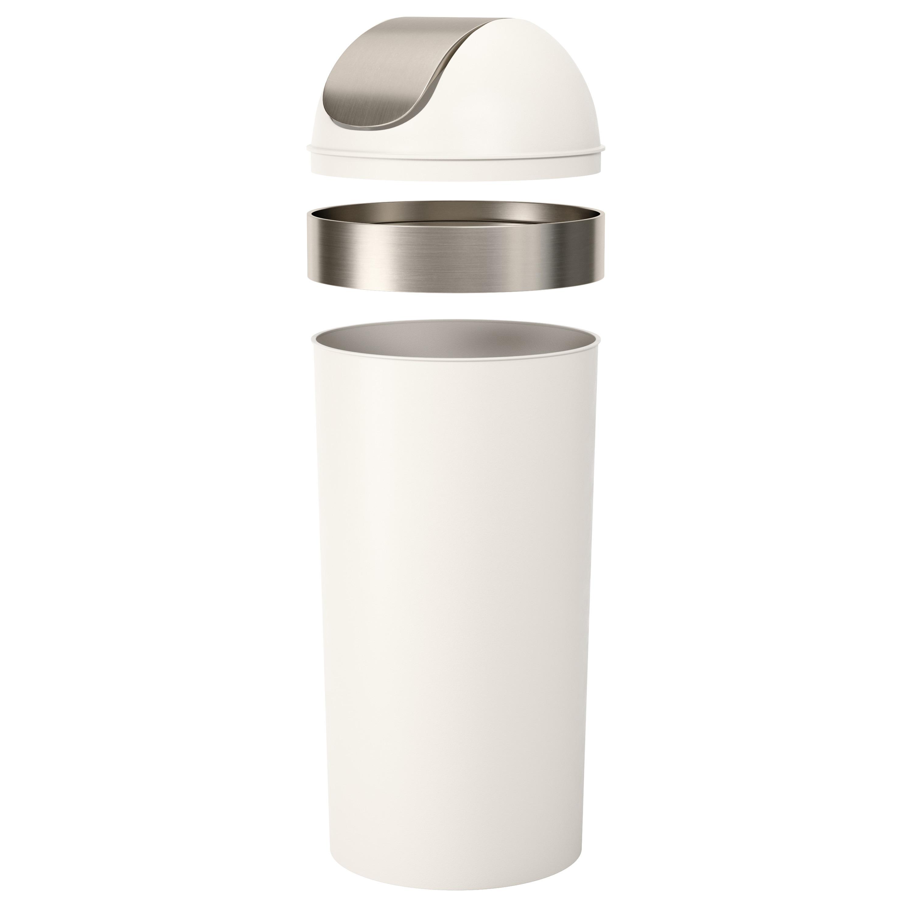 Umbra Venti Plastic Swing Top Trash Can - 16 Gallons