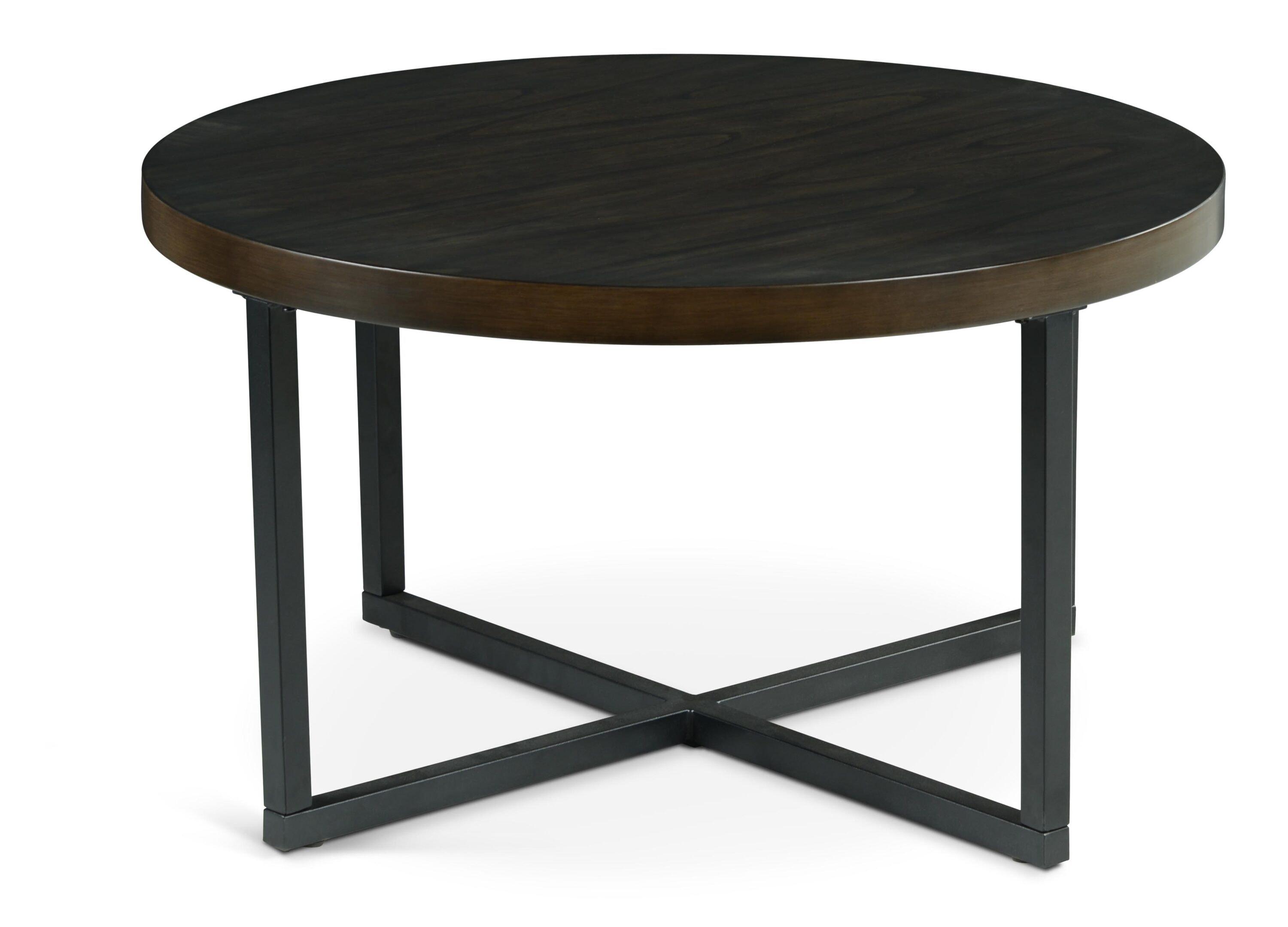 17 Stories Stannos 36" Round Coffee Table with 4 Stools