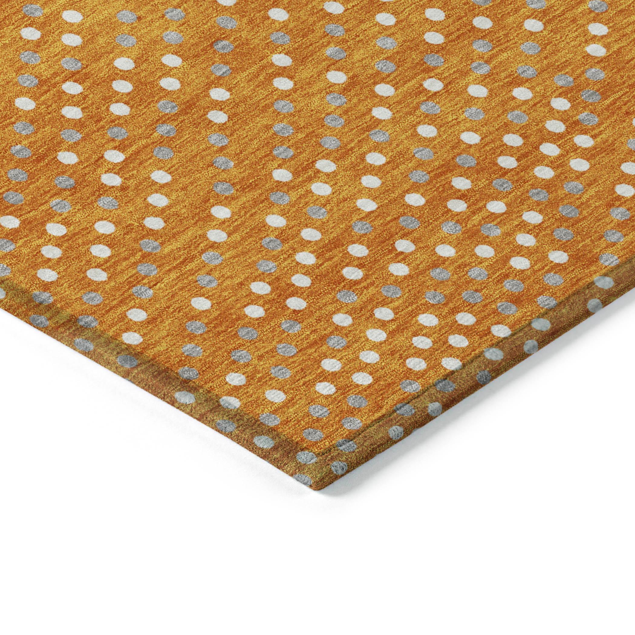 Addison Rugs Chantille ACN1021 Orange 8' x 10' Indoor Outdoor Area Rug, Easy Clean, Machine Washable, Non Shedding, Bedroom, Entry, Living Room, Dining Room, Kitchen, Patio Rug