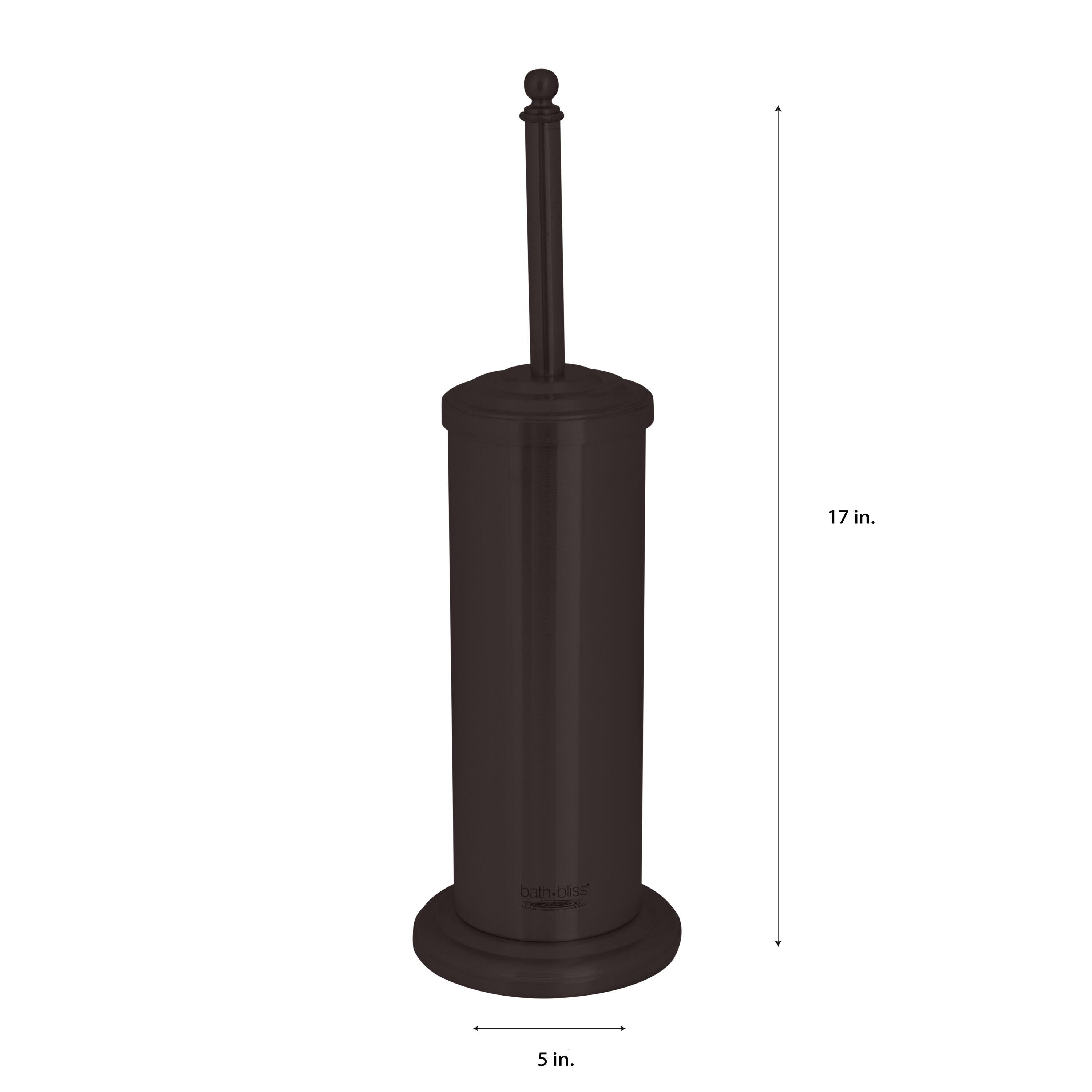 Bath Bliss Metal Toilet Brush And Holder