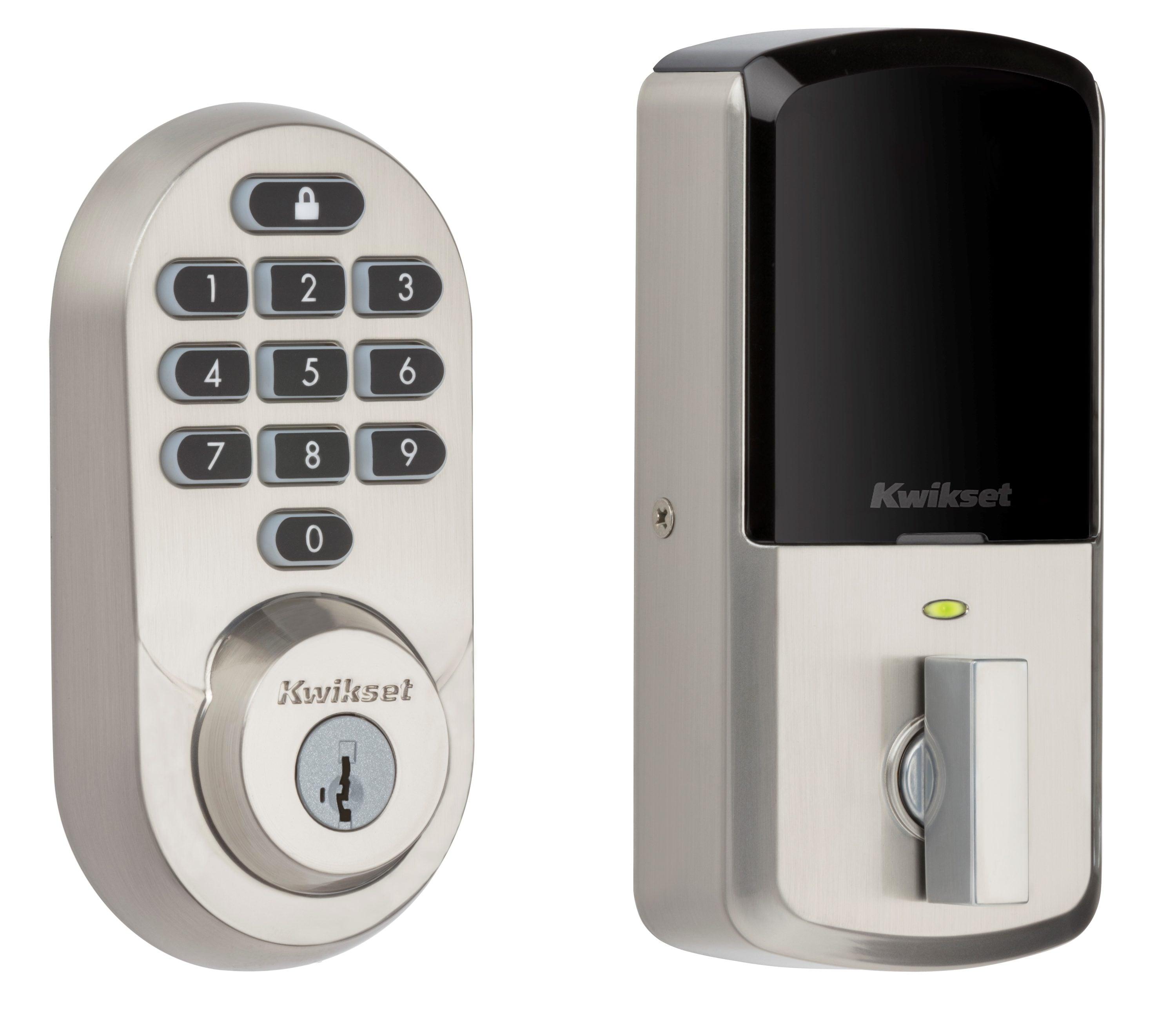 Kwikset 938WIFIKYPD15SMTTPRRCALFD Halo Wi-Fi Smart Lock Keypad Single Cylinder Deadbolt with Smartkey Security