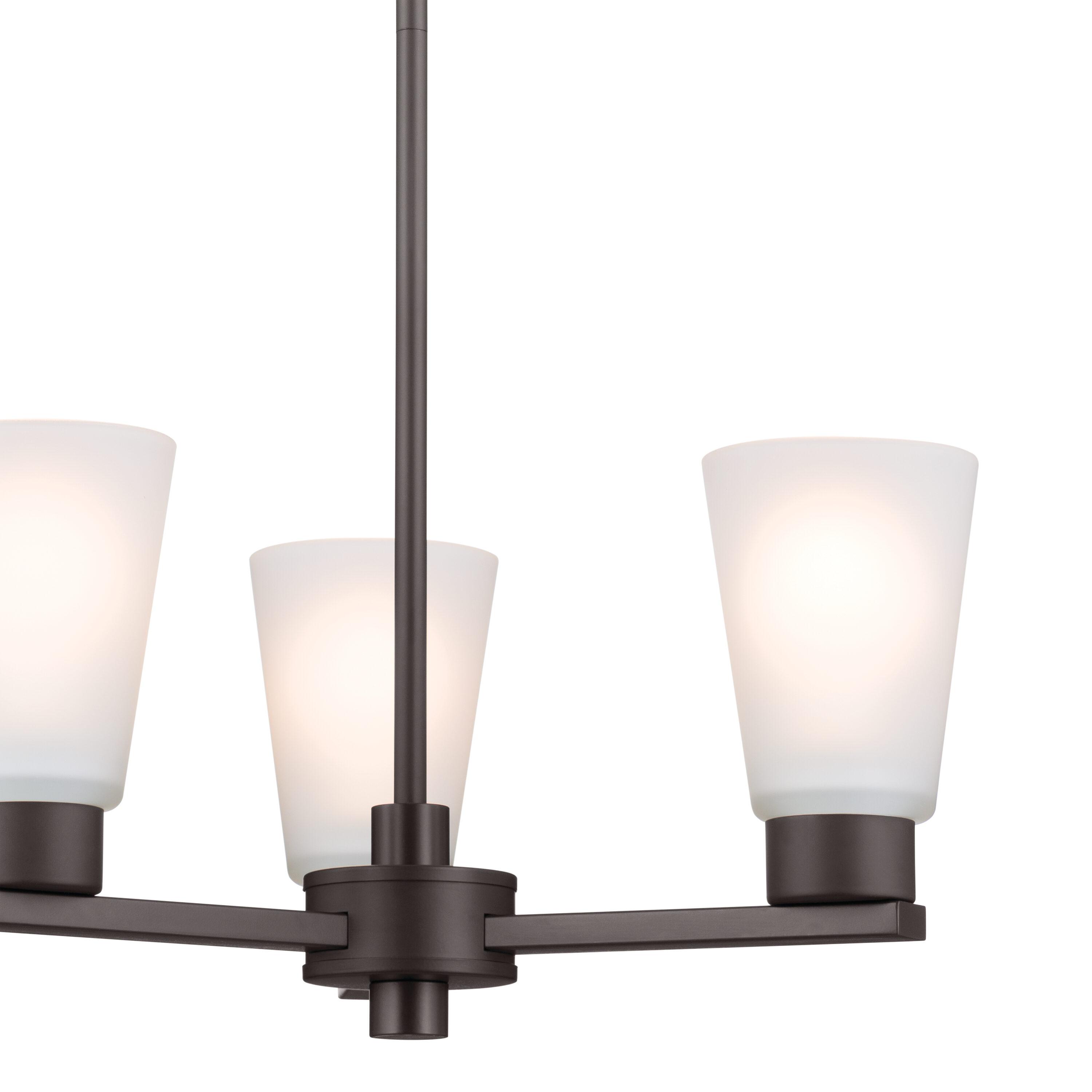 Kichler Lighting - Stamos - 3 Light Small Chandelier In Soft Modern Style-15