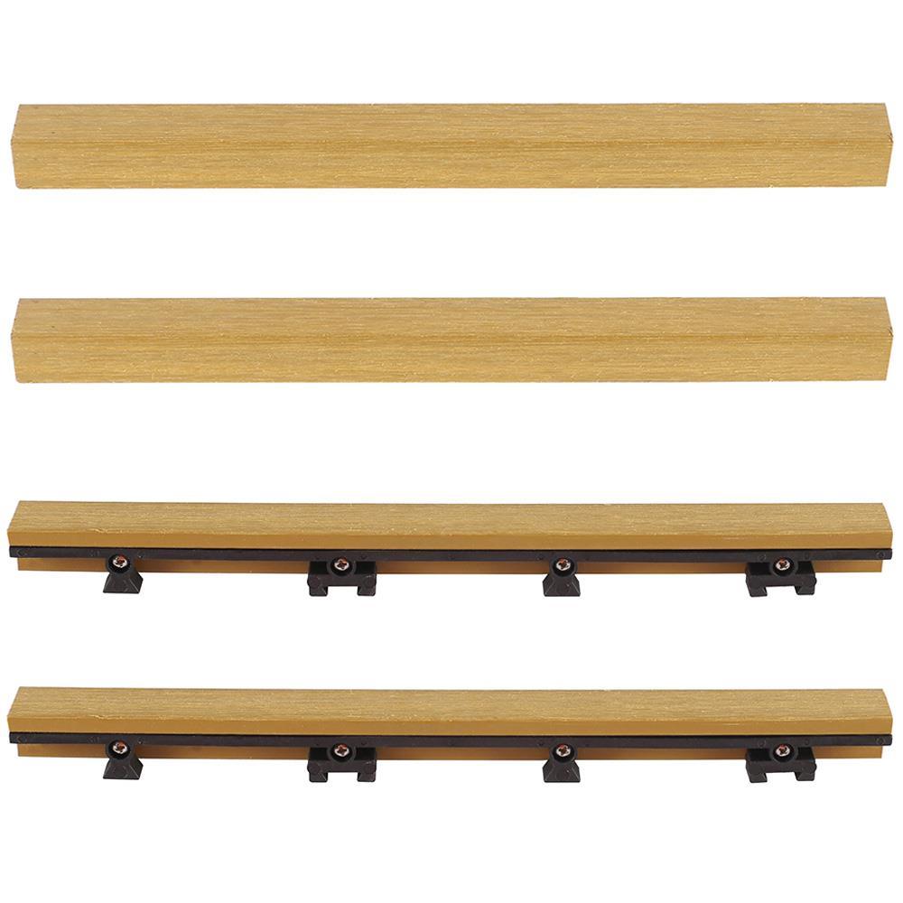 12" x 1" Composite Interlocking Deck Side Trim