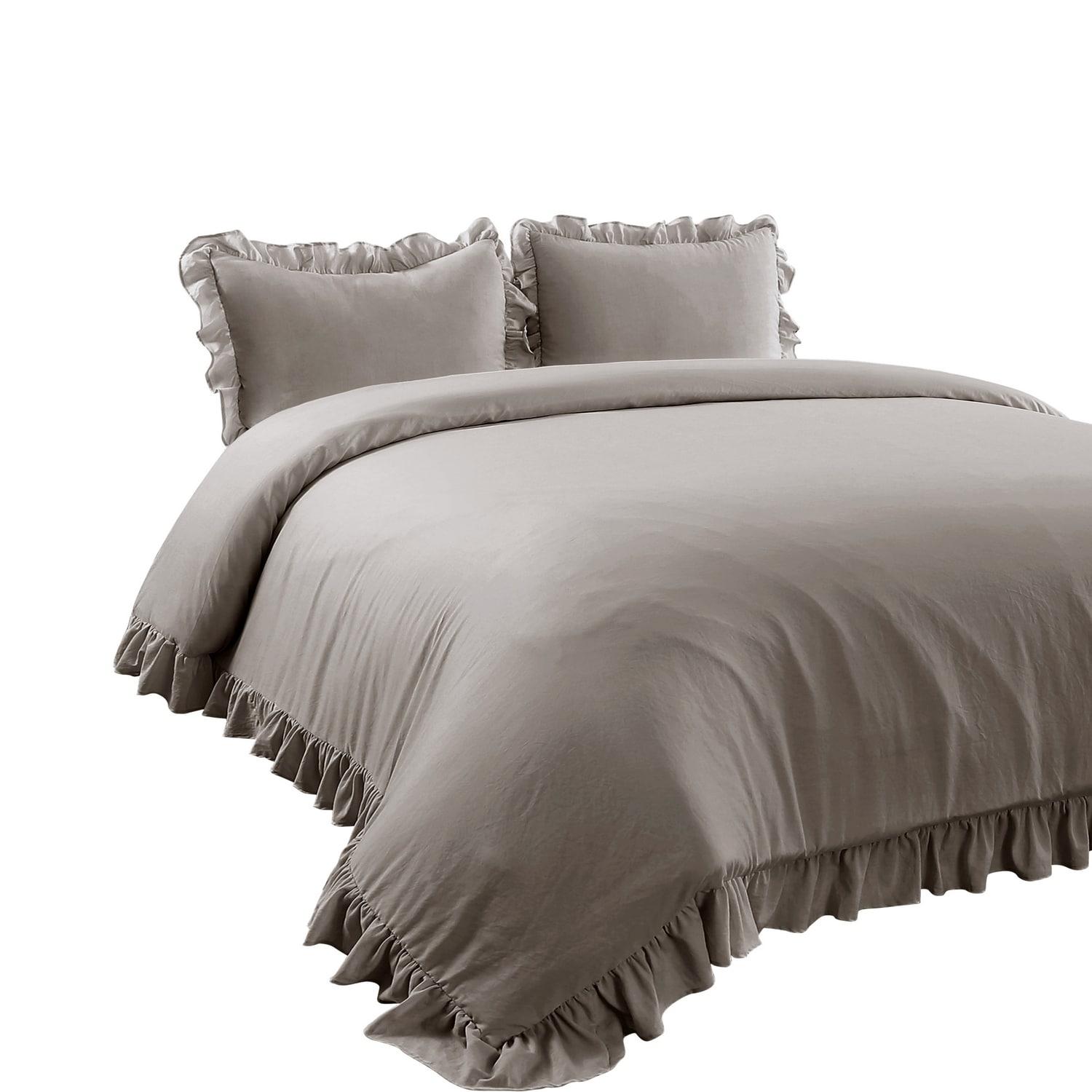 Lush Decor Reyna Microfiber 3 Piece Comforter Set