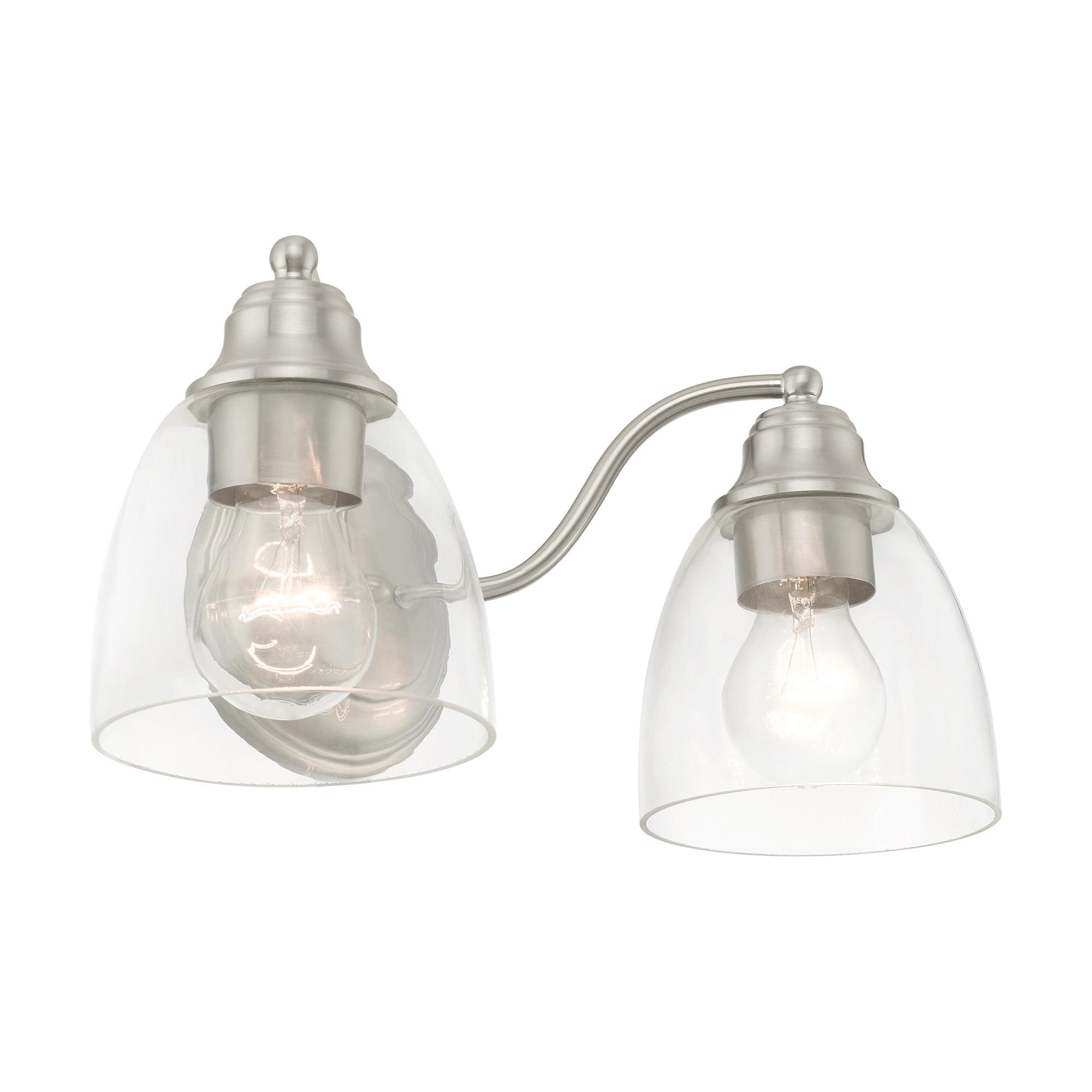 Livex Lighting Montgomery 2 - Light Vanity in  Brushed Nickel