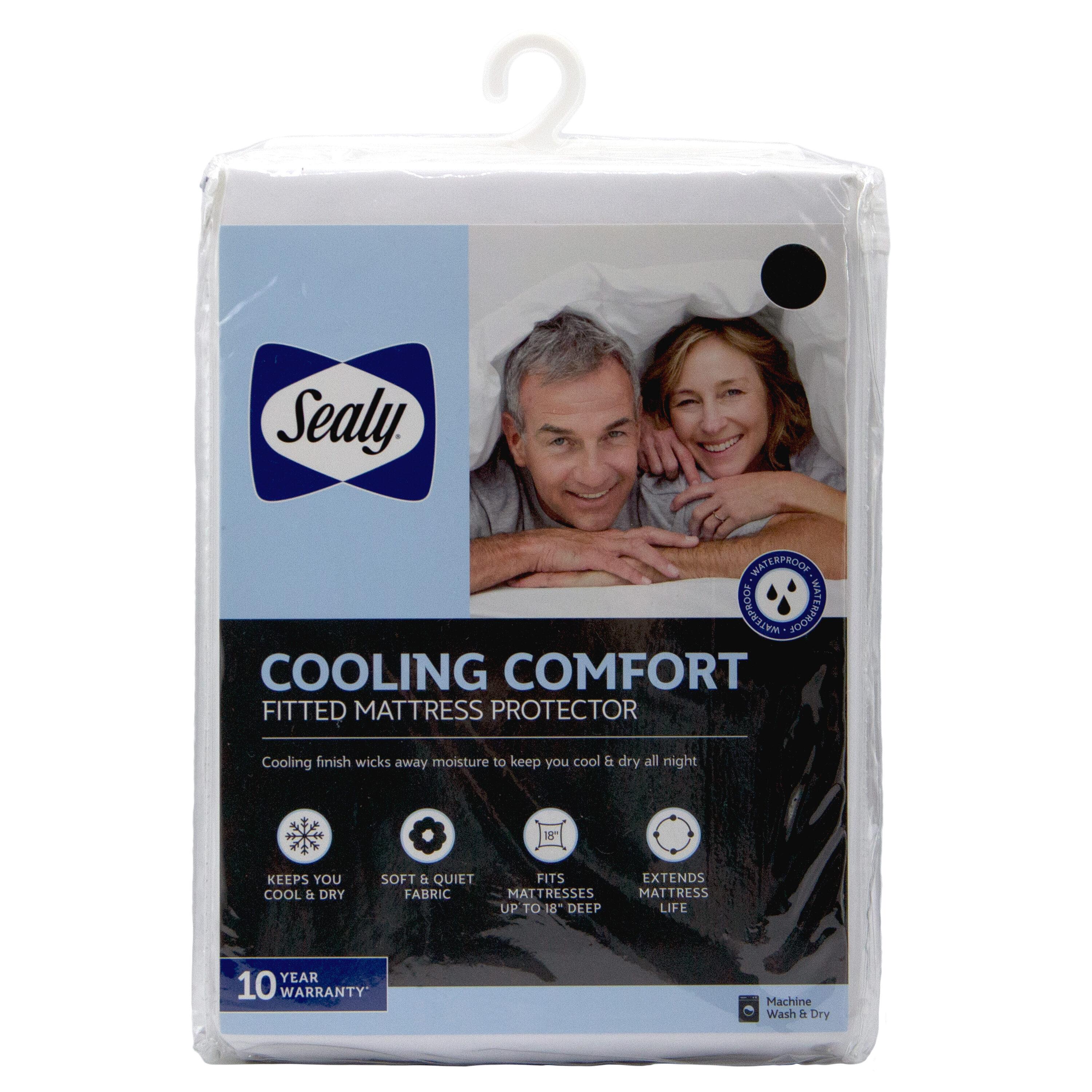 Sealy Cooling Comfort Hypoallergenic Mattress Cover