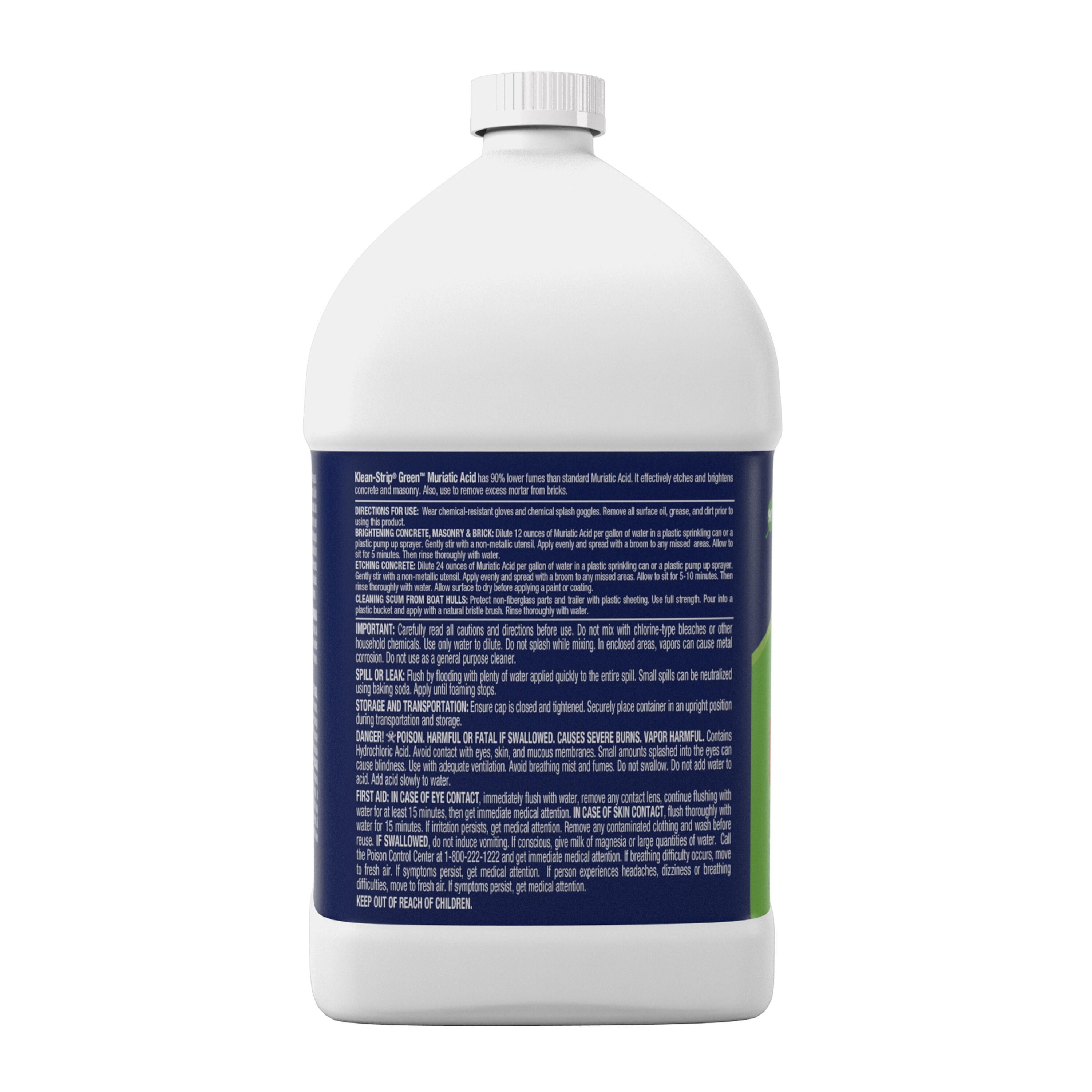 Klean Strip Green Gallon Muriatic Acid for Concrete and Masonry