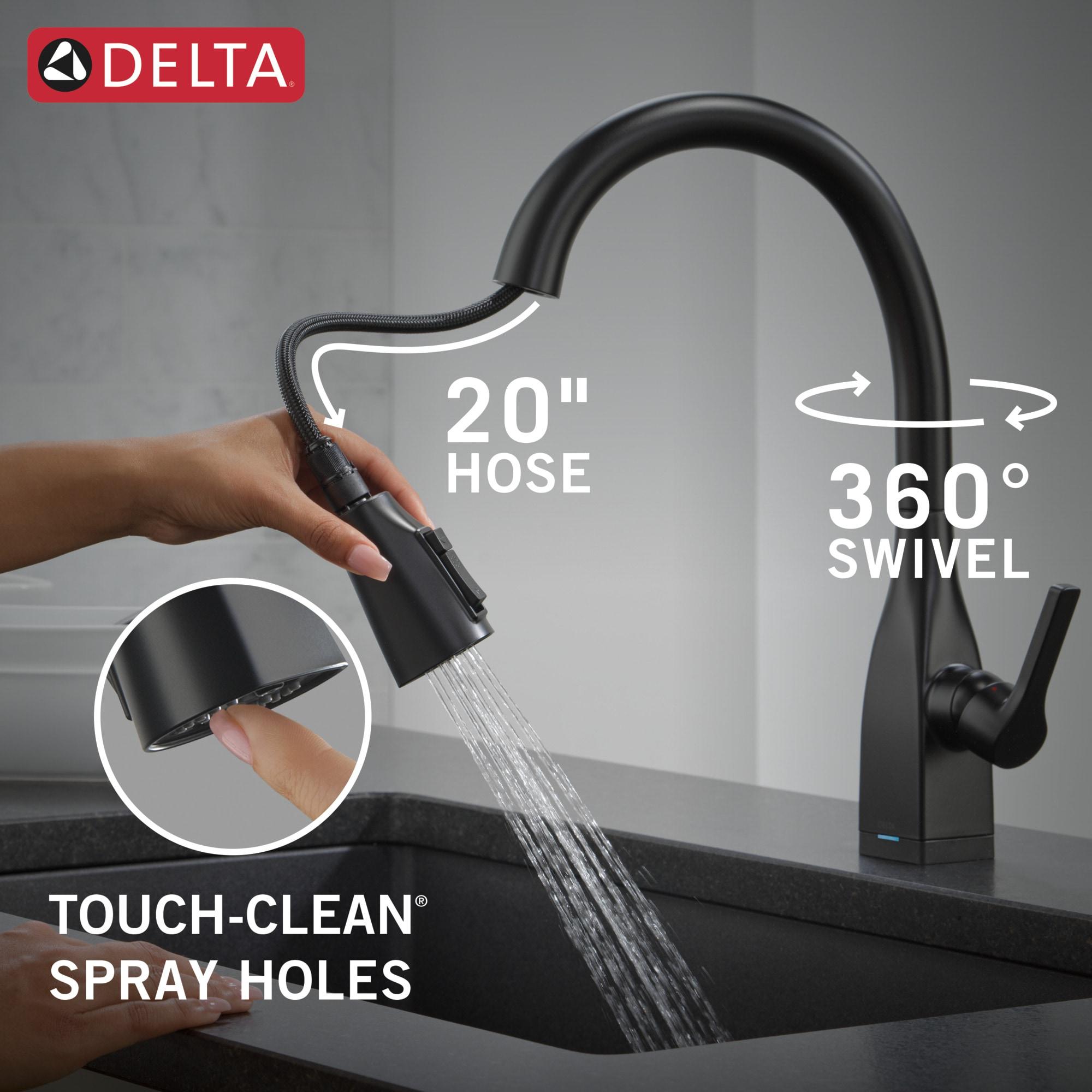 Mateo Pull Down Touch Single Handle Kitchen Faucet with MagnaTite® Docking and Touch2O® Technology