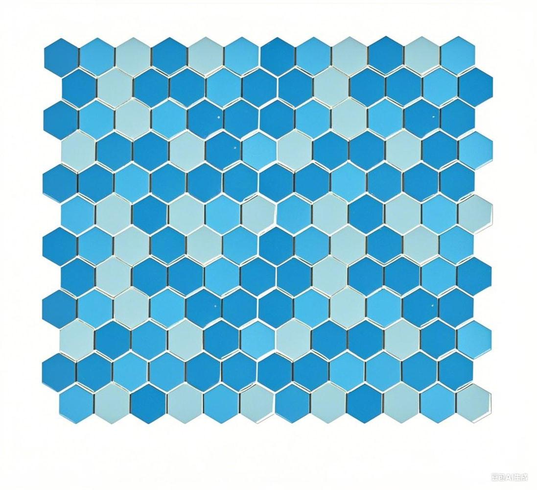 Abolos Handicraft 12 in. x 12 in. Stained Glass Straight Edge Linear Mosaic Wall & Pool Tile