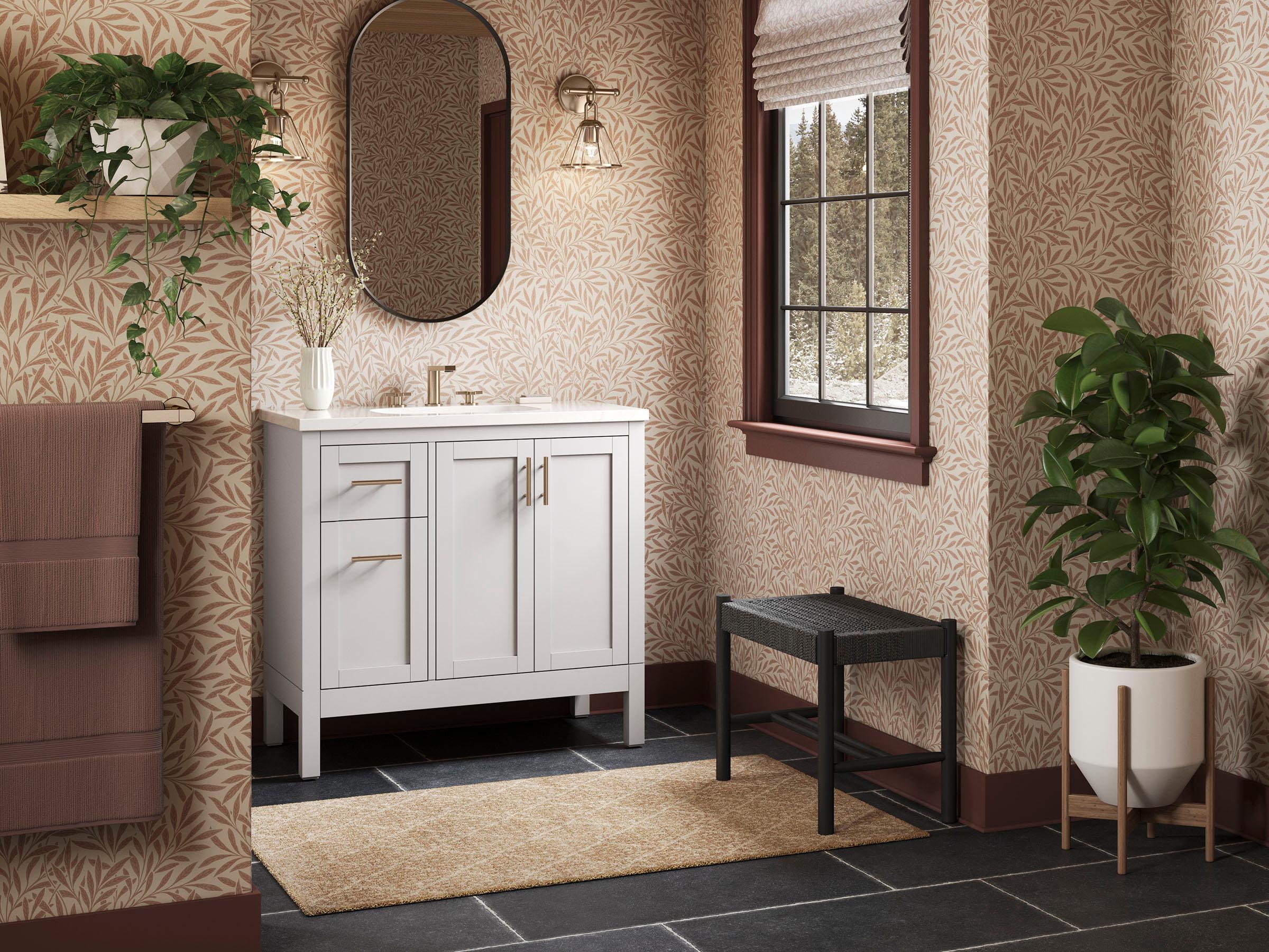 37" Single Bathroom Vanity Set