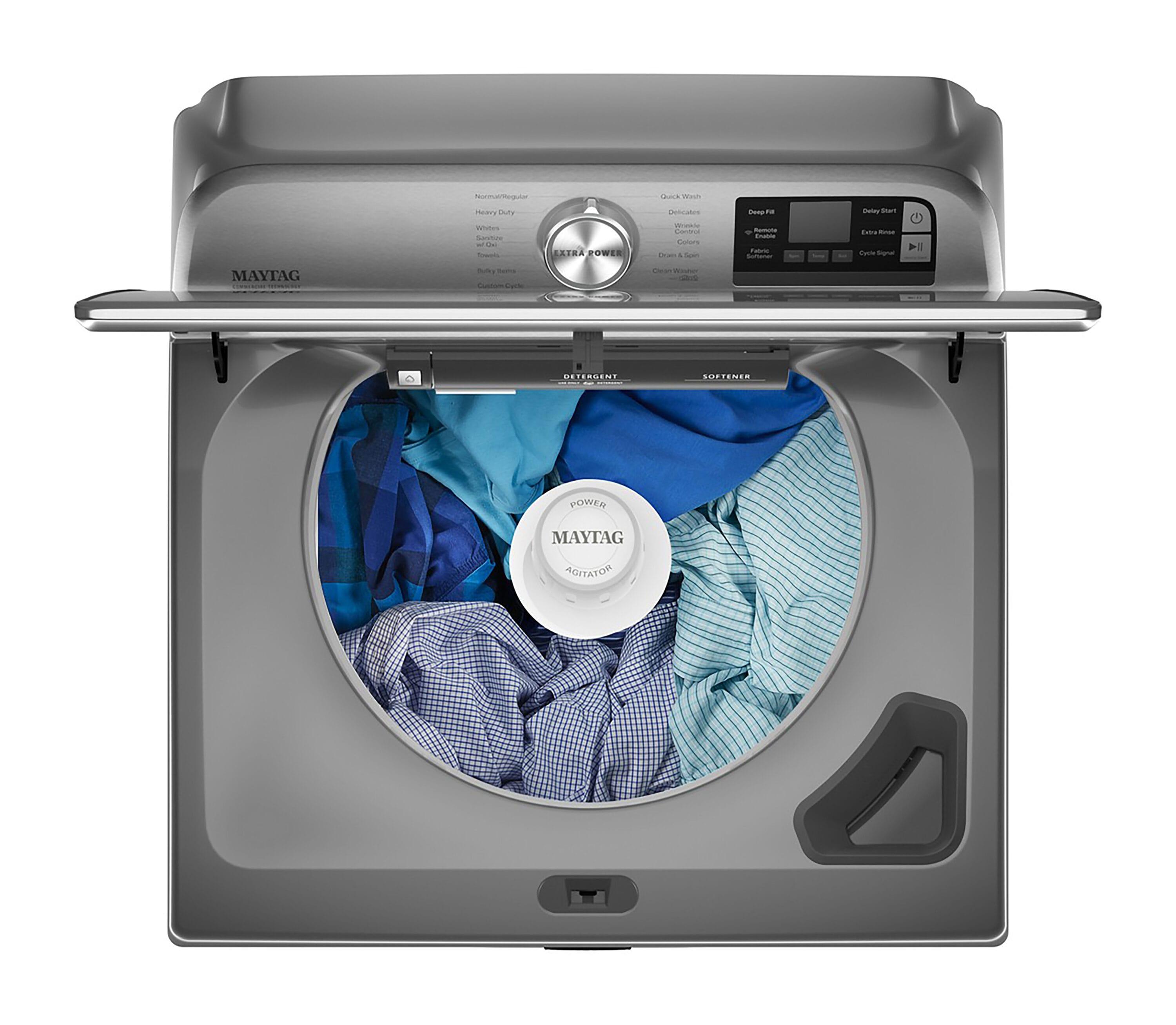 Maytag Mvw7230h 28" Wide 5.2 Cu. Ft. Energy Star Rated Top Loading Washer - Metallic Slate