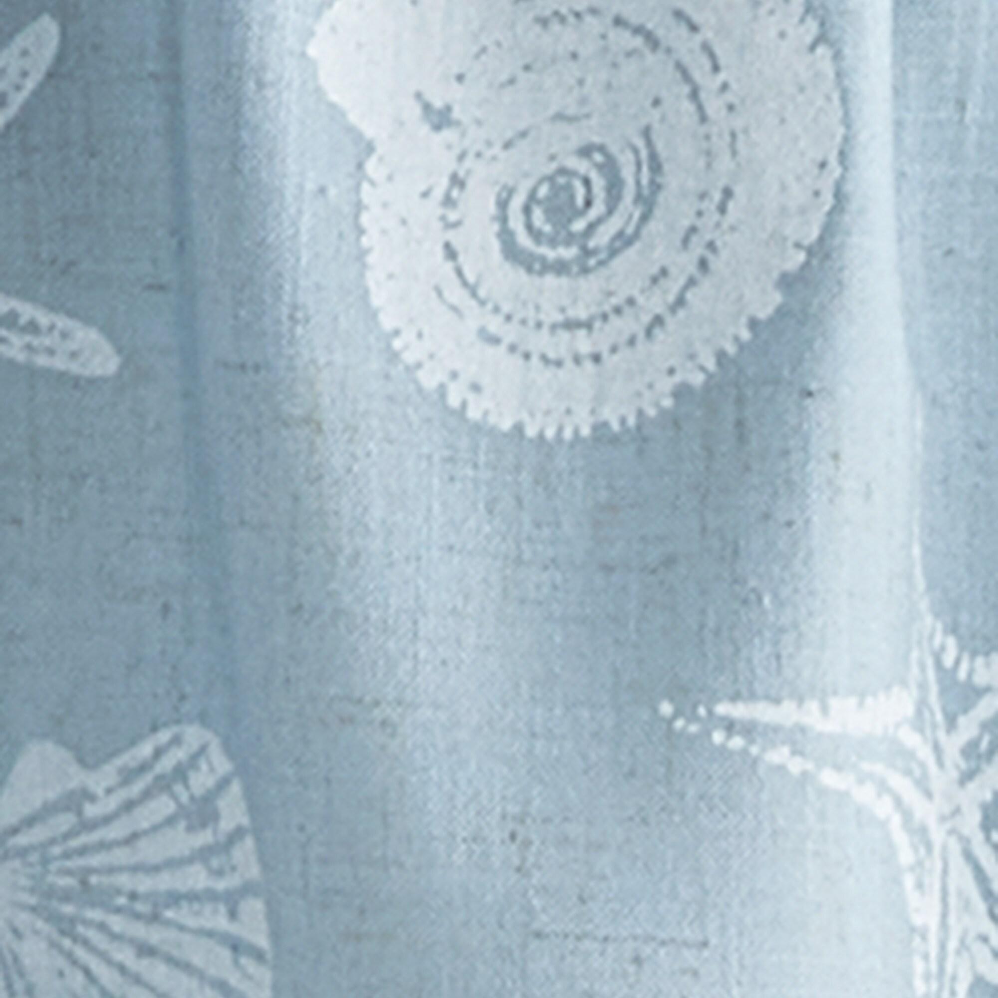 CHF Seashells Valance Printed, Aqua, Adult