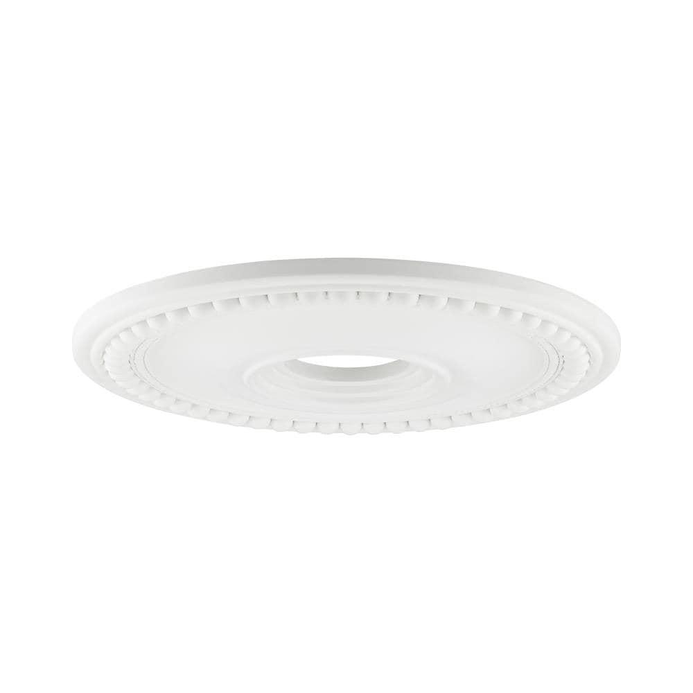 82074-03-Livex Lighting-Wingate - Ceiling Medallion in Style - 20 Inches wide by 1.5 Inches high-White Finish