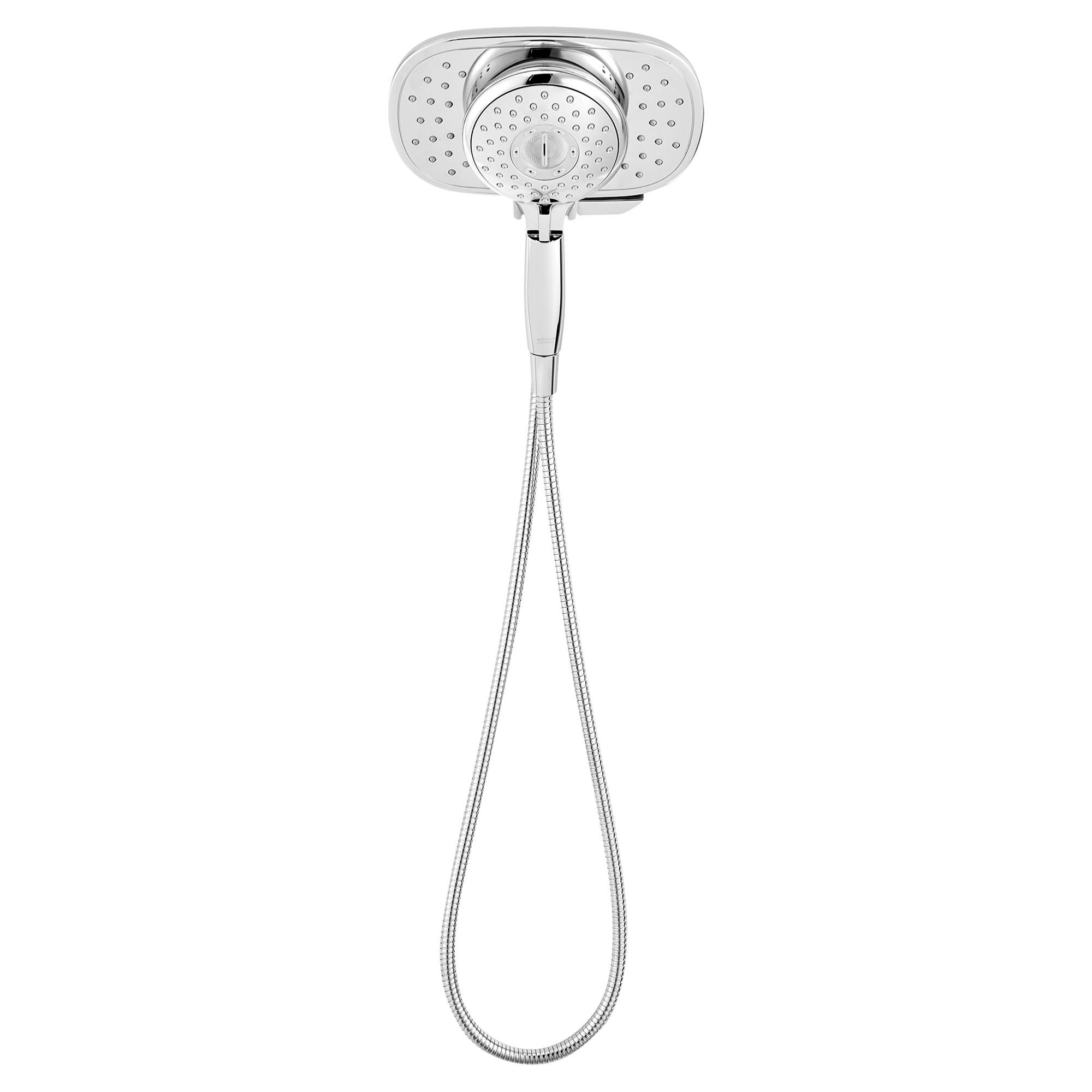 American Standard Spectra+ Duo 4-Spray Dual Showerhead and Handheld Showerhead with 2.5 GPM in Polished Chrome