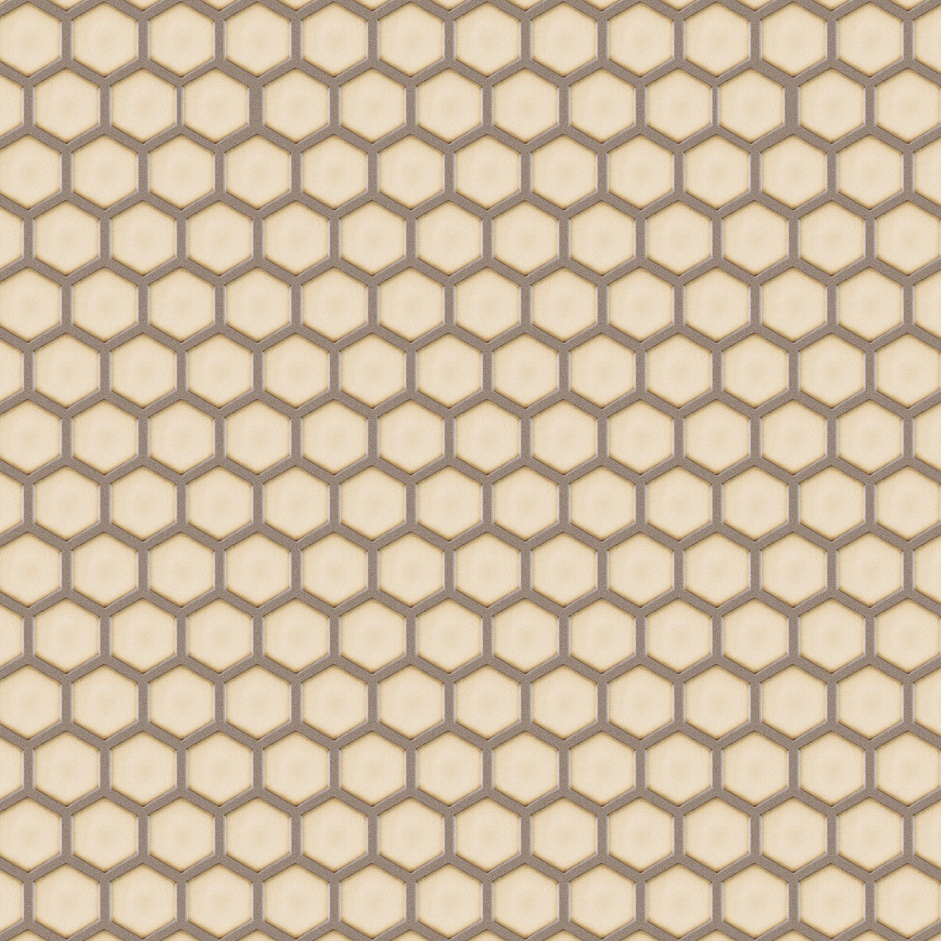 Hudson Due 2" Hex 10-7/8 " x 12-5/8 " Porcelain Mosaic Floor and Wall Tile