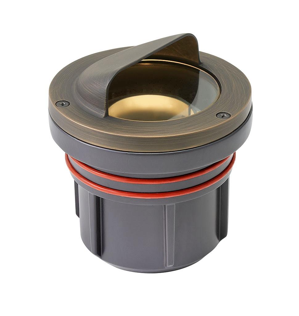 Hinkley Shielded Brown Low Voltage Hardwired Well Light