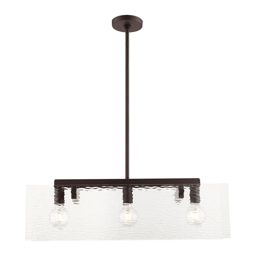 Livex Lighting Ashcroft 3 - Light Chandelier in  Bronze