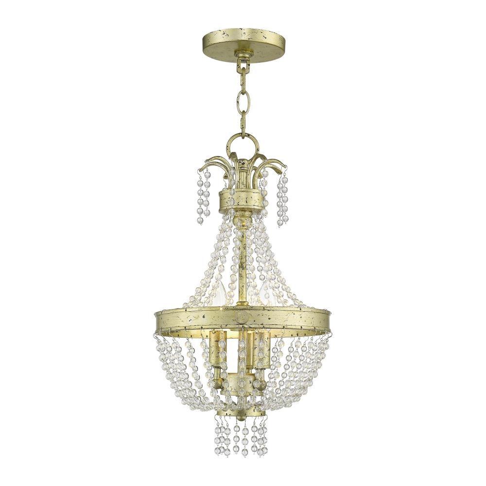 Livex Lighting Valentina 3 - Light Chandelier in  Winter Gold