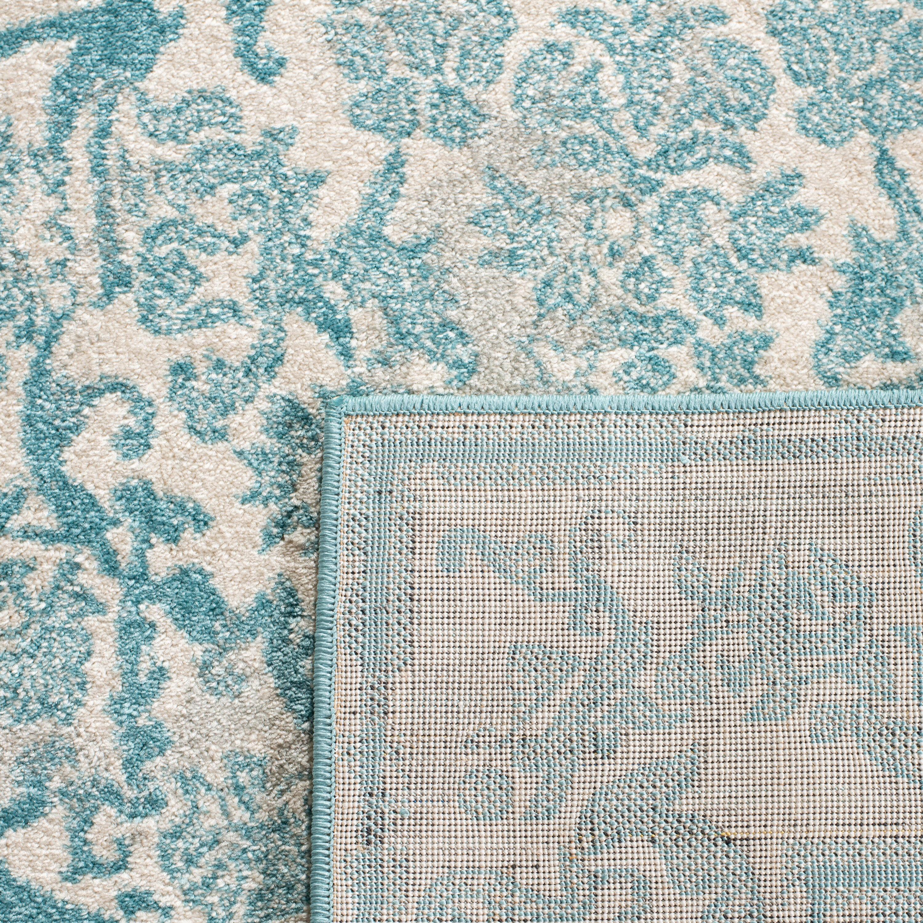 Irina Oriental Ivory/Light Blue Area Rug