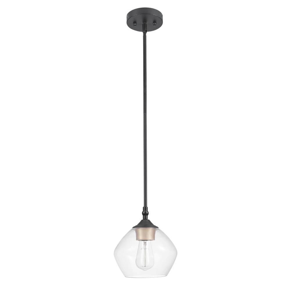 Globe Electric Harrow Matte Black 1 lights Pendant Light
