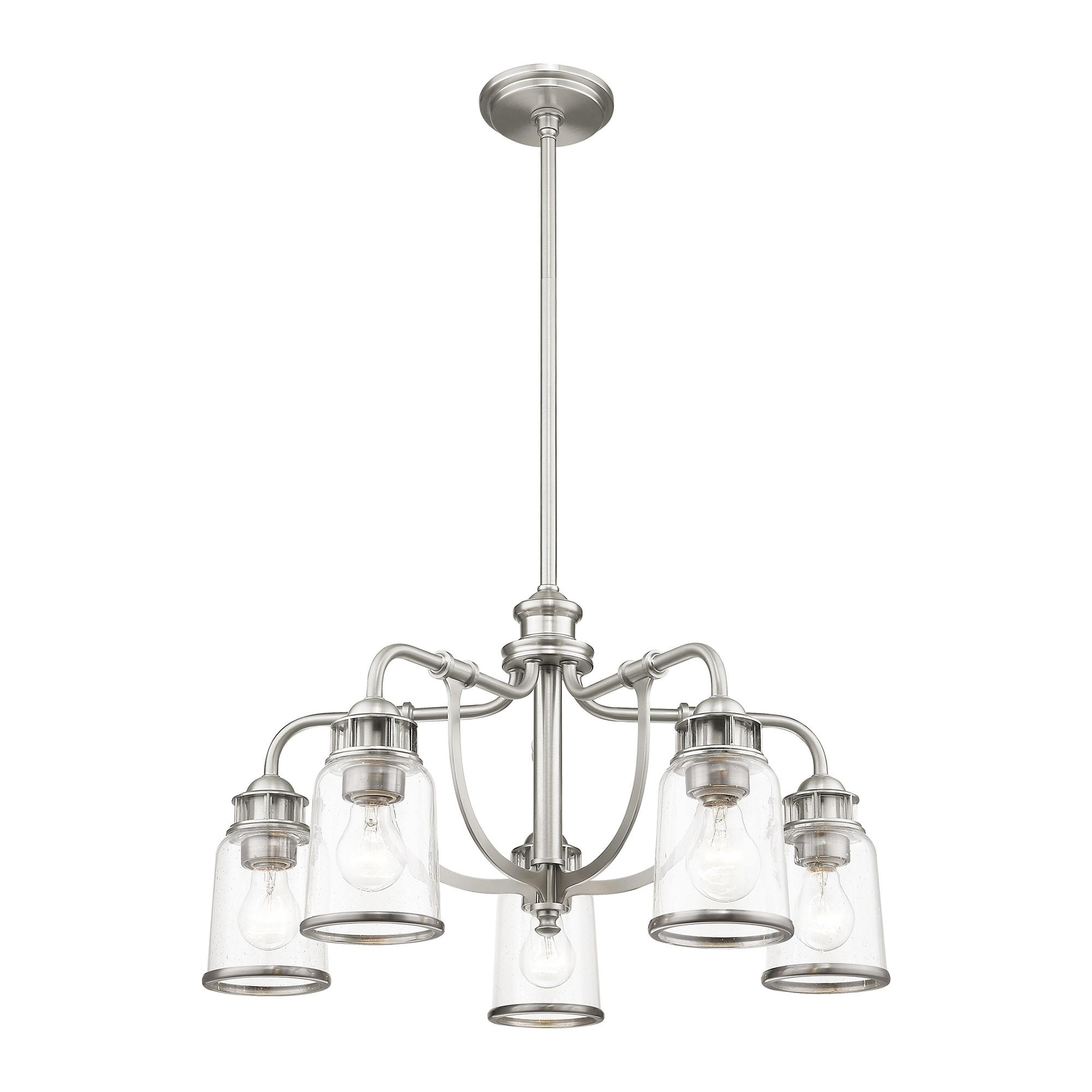 Livex Lighting Lawrenceville 5 - Light Chandelier in  Brushed Nickel