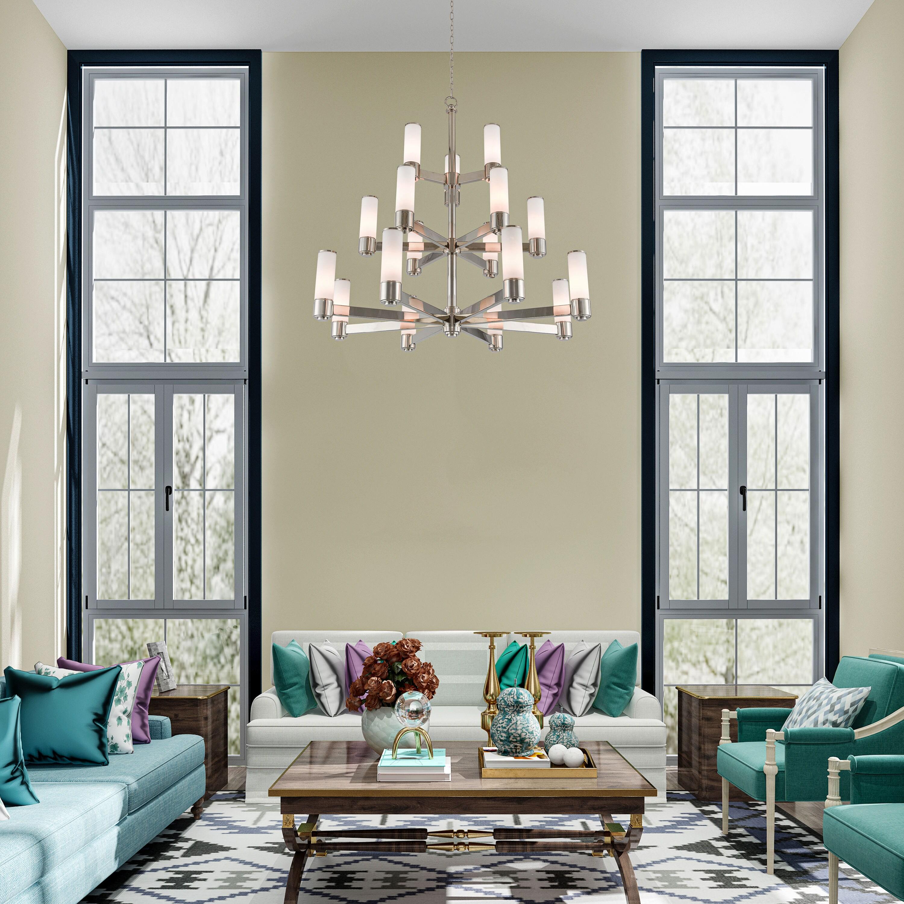 Livex Lighting - Weston - 17 Light Foyer Chandelier in Contemporary Style - 44