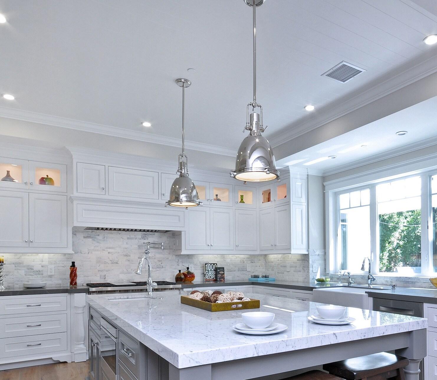 -One Light Adjustable Pendant In Modern Style-14.25 Inches Wide By 23.5 Inches High-Satin Nickel Finish Maxim Lighting 25104Ftsn