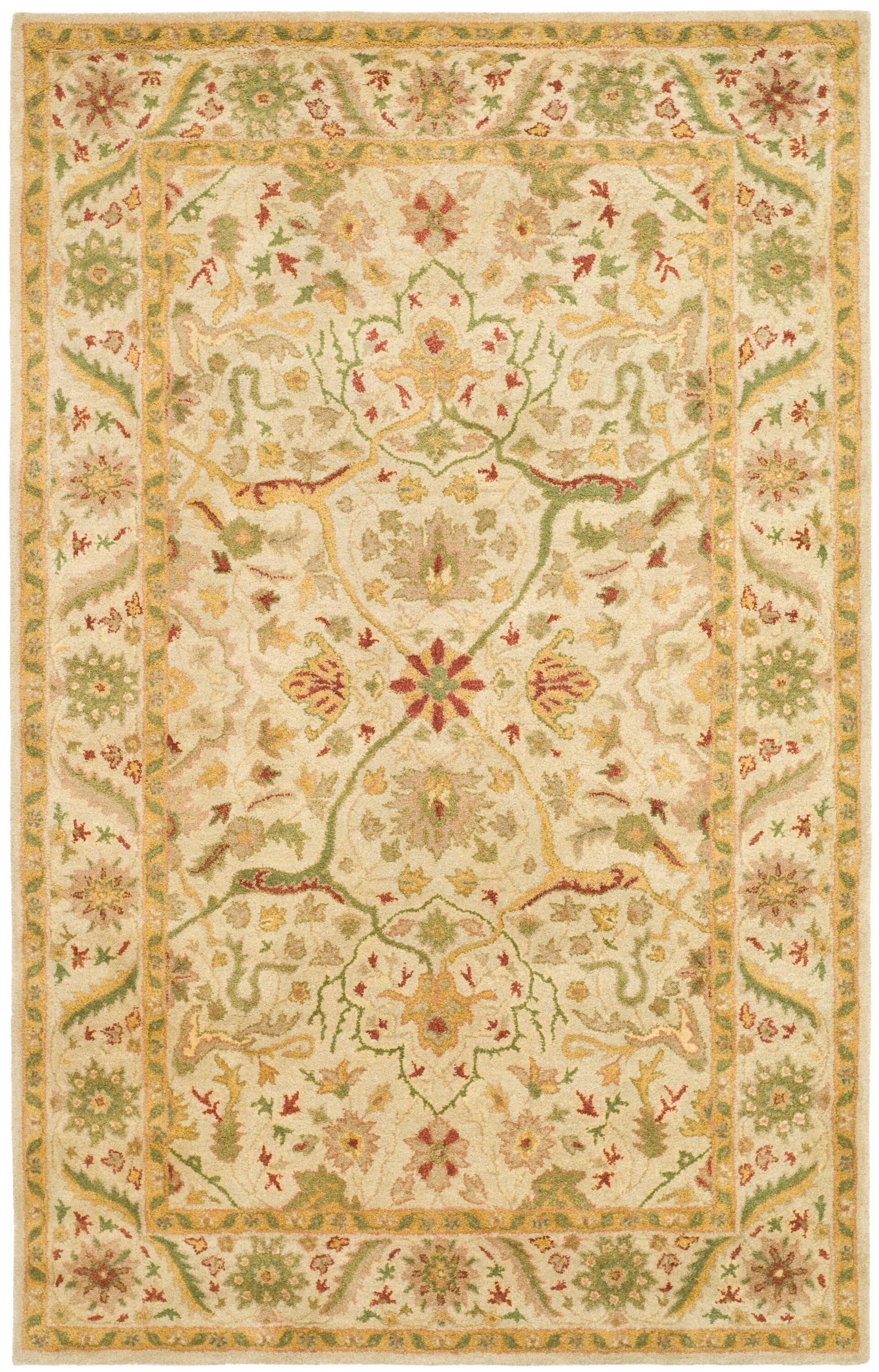 Antiquity AT14 Hand Tufted Indoor Area Rug - Ivory - 8'3"x11' - Safavieh