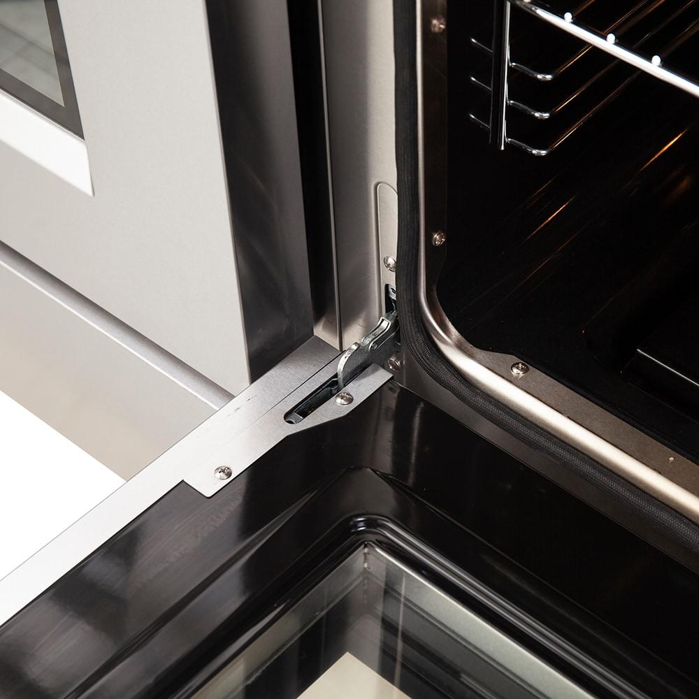 Galiano 48-inch Gas Range Stainless Steel, 8 Burners, 107,000 BTU, Griddle, Double Ovens