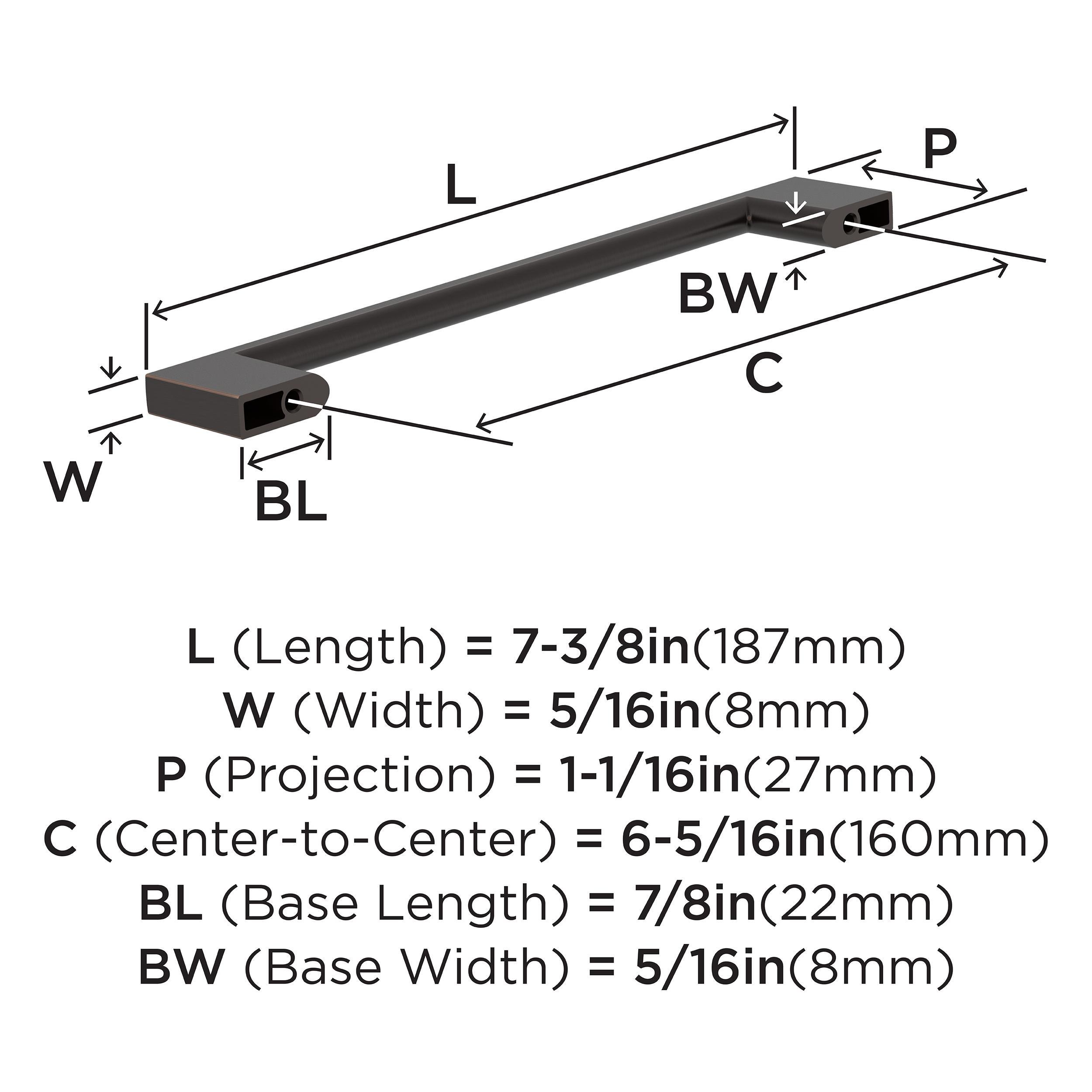 6 5/16" Center Handle Pull Multipack