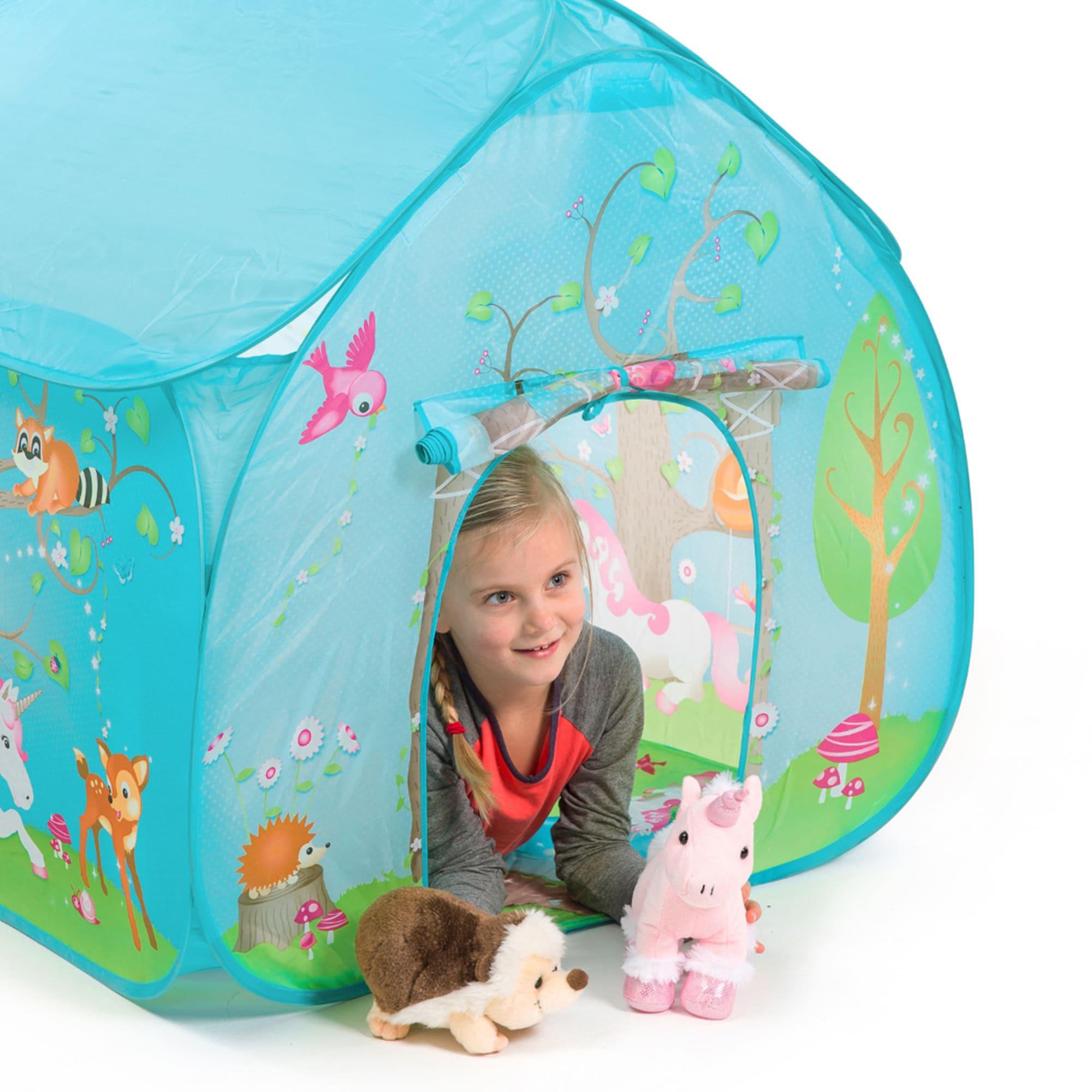 Fun2Give 35.5'' W x 35.5'' D Indoor / Outdoor Polyester Pop-Up Play Tent