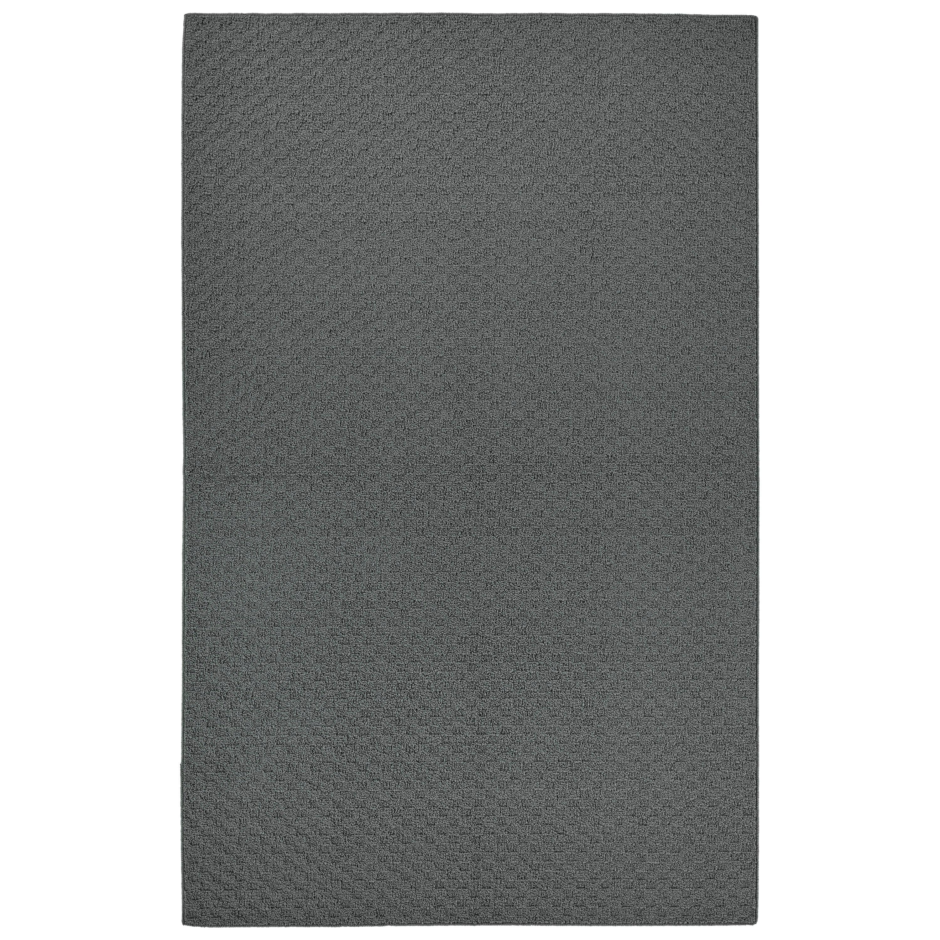 Garland Rug Town Square Polypropylene Cinder Gray Indoor Area Rug, 5' x 7'
