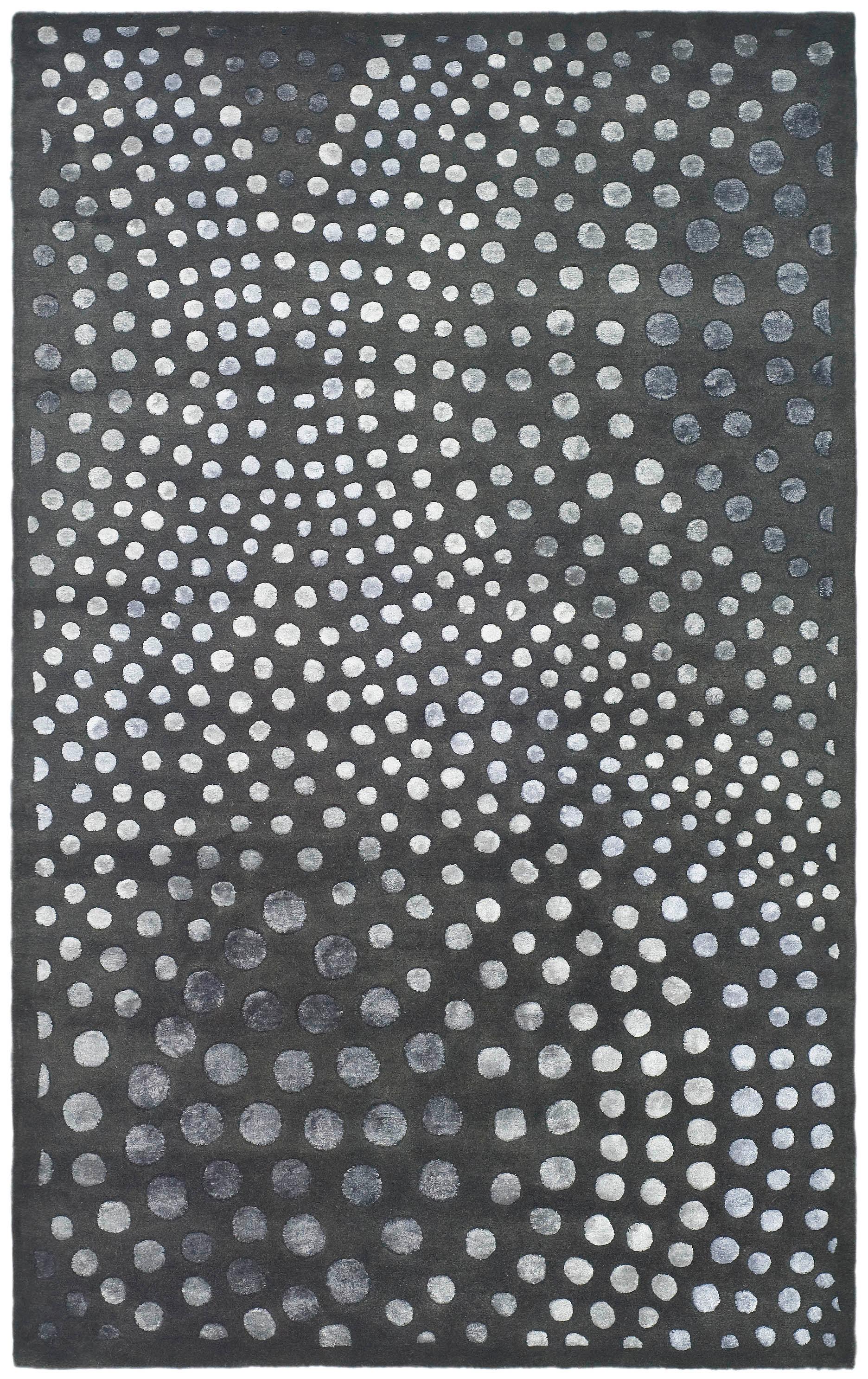 Soho SOH654 Hand Tufted Indoor Accent Rug - Dark Grey - 2'6"x4' - Safavieh