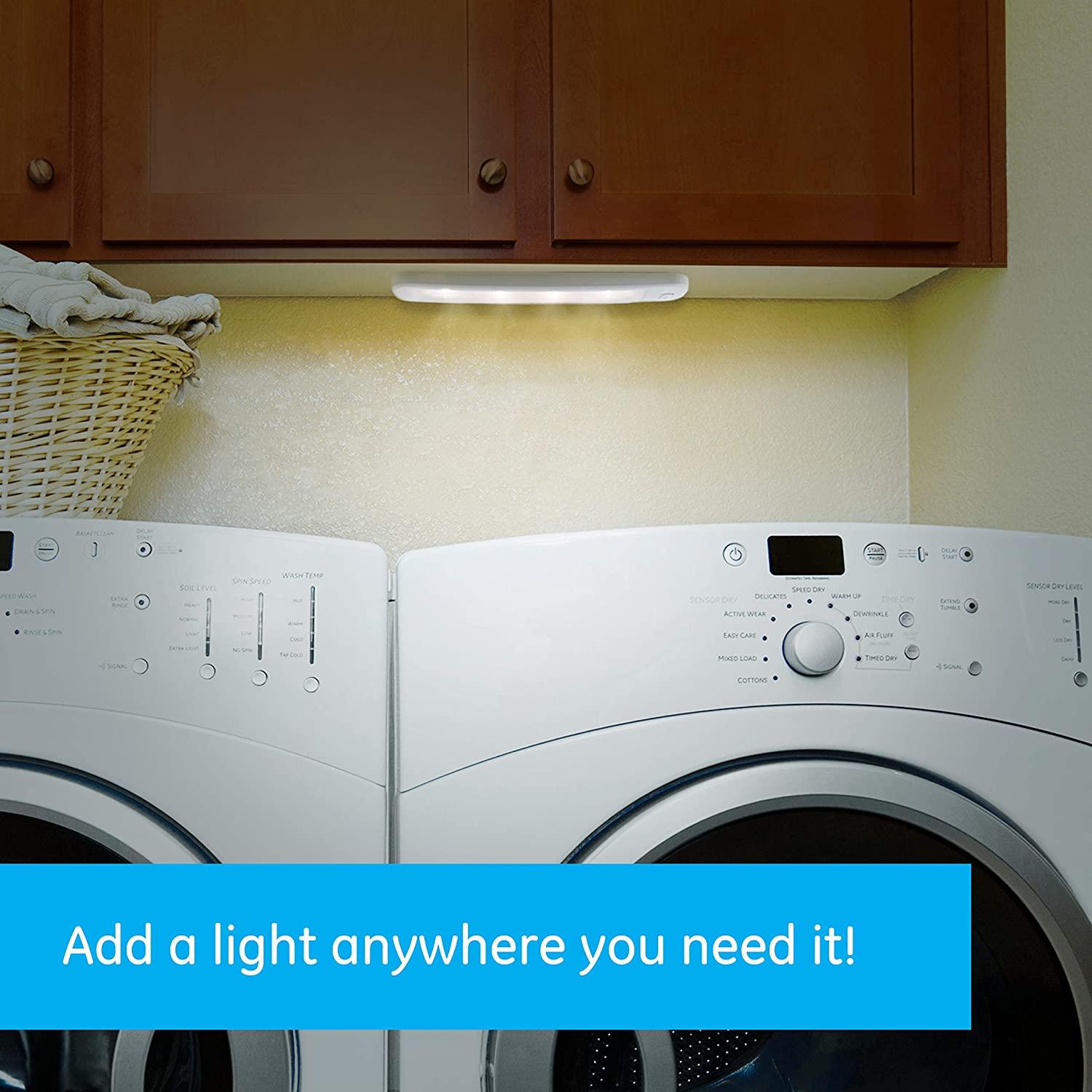 GE 12-in Battery LED Under Cabinet Light Bar with Remote