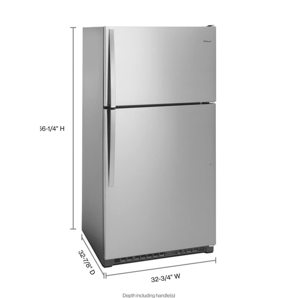 Whirlpool WRT311FZDM 20 Cu. Ft. Freestanding Top Freezer Refrigerator