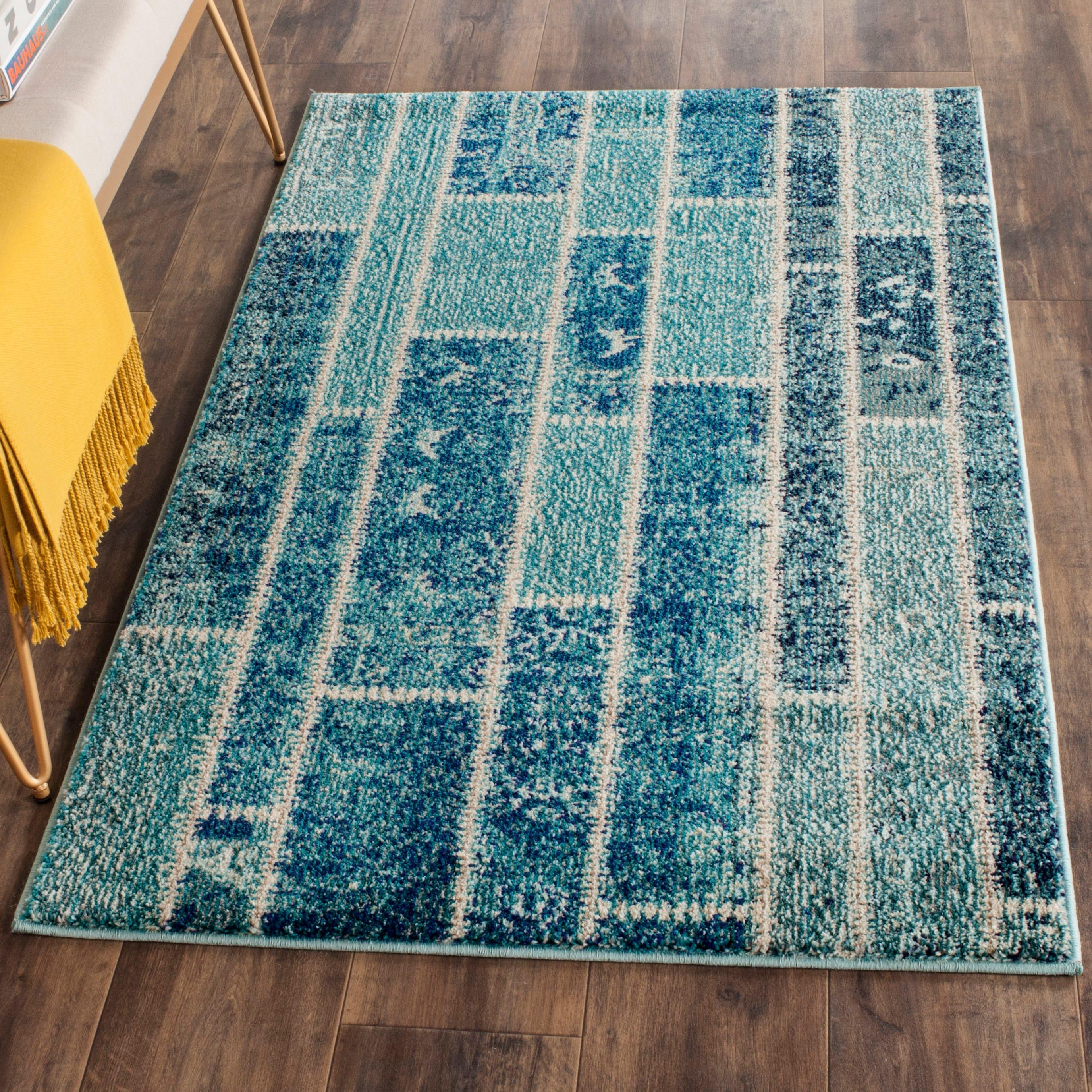 Monaco MNC216 Power Loomed Indoor Accent Rug - Blue/Multi - 3'x5' - Safavieh.