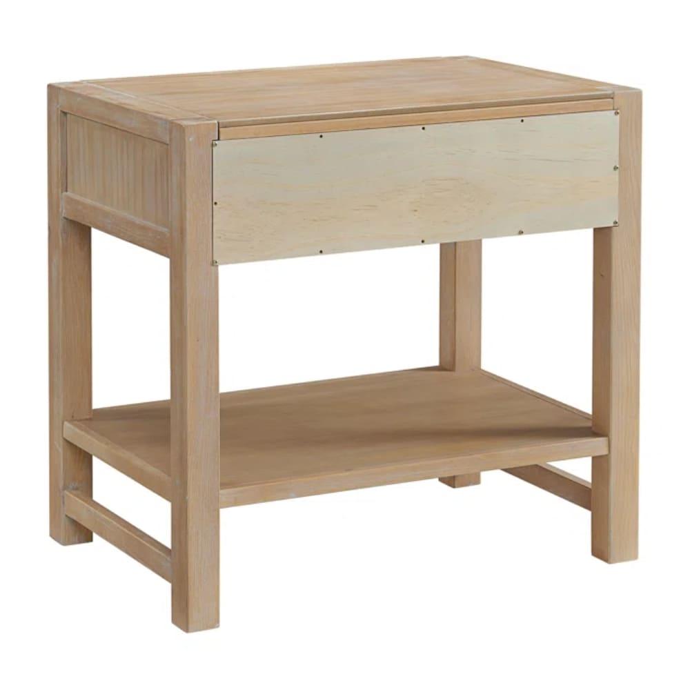 Arden 2-Drawer Wood Nightstand, Perfect for Modern Rustic, Boho or Traditional Bedroom, Functional and Stable Storage, 28W x 19D x 26 3/8H