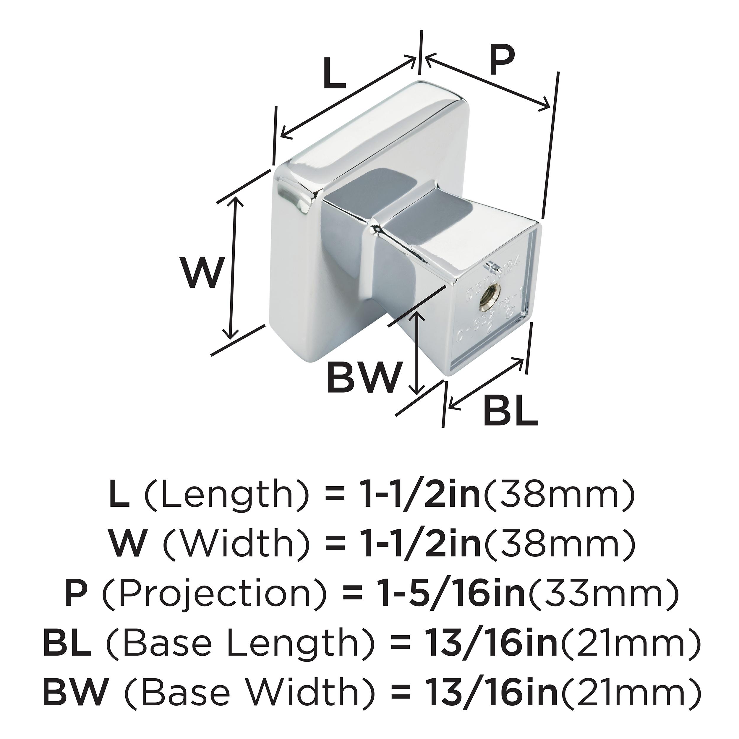 Blackrock Square Knob