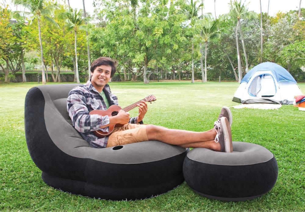Intex 101" Wide Right Hand Facing Corner Inflatable Sectional Sofa