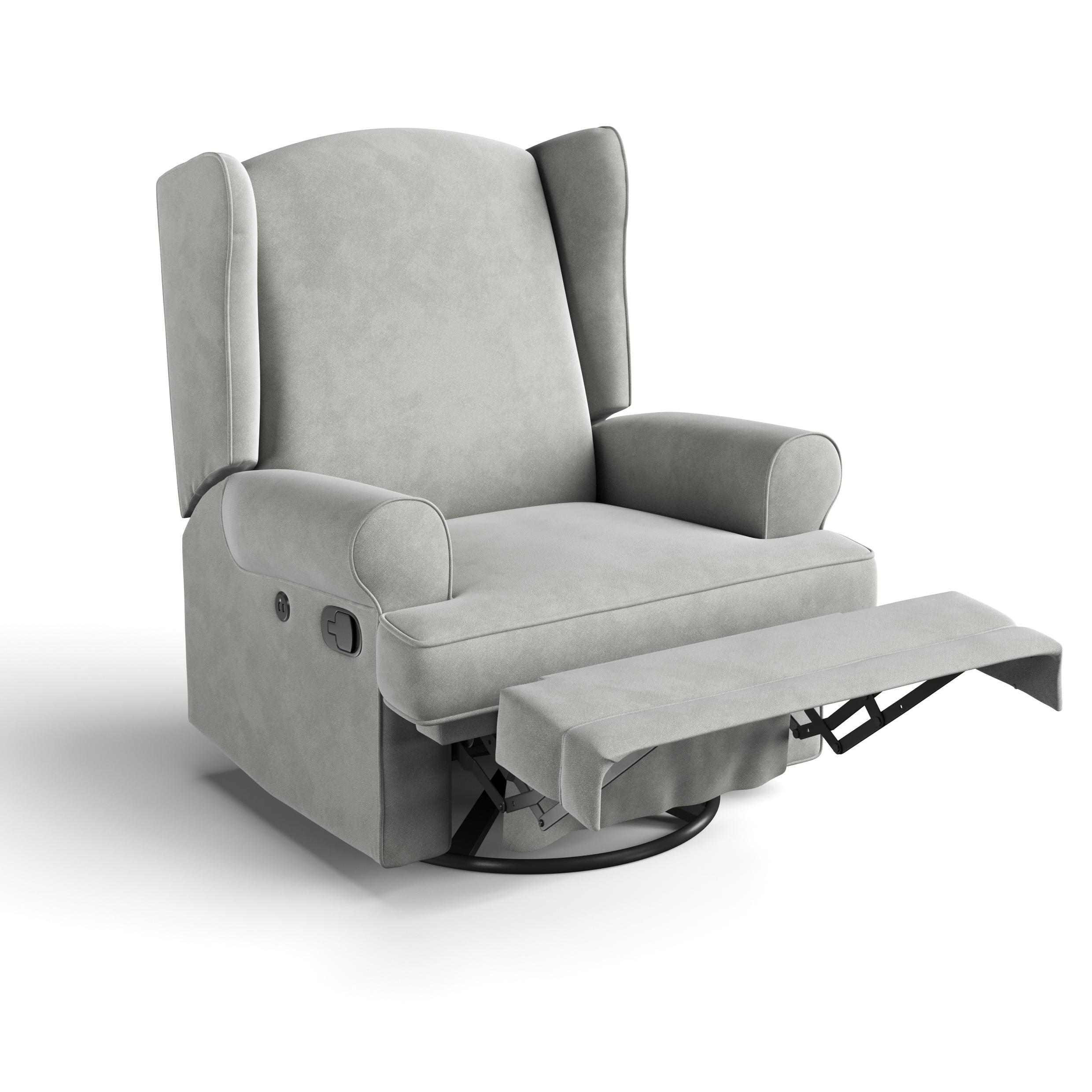 Serenity Swivel Reclining Glider with USB